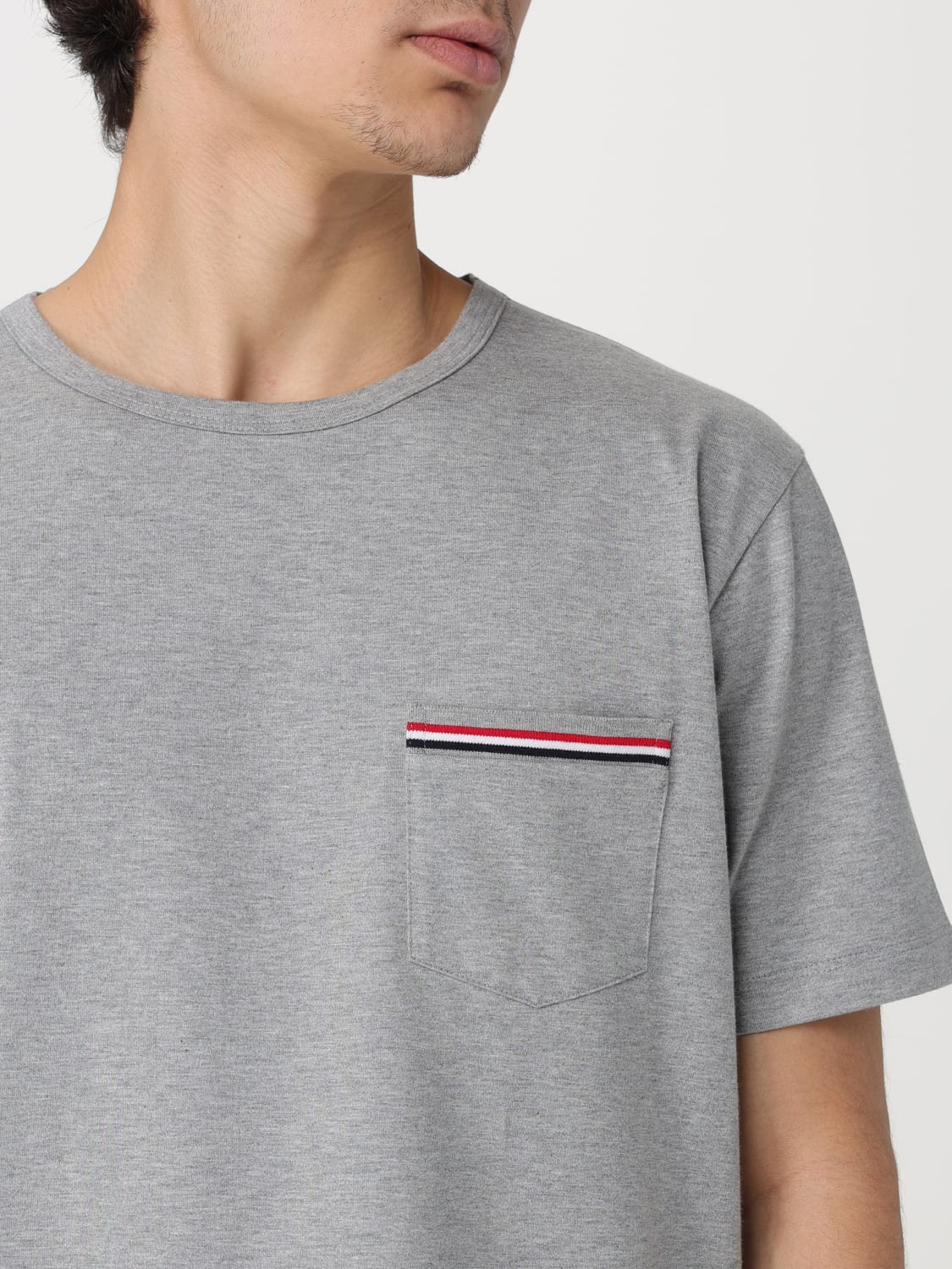 THOM BROWNE T-SHIRT: T-shirt men Thom Browne, Grey - Img 5