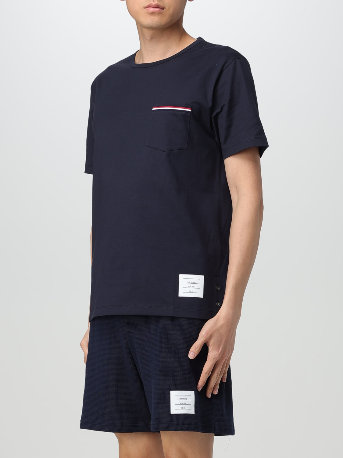 THOM BROWNE T-SHIRT: T-shirt men Thom Browne, Navy - Img 4