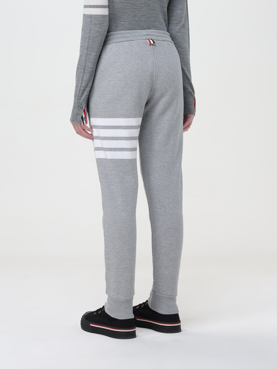 パンツ THOM BROWNE Woman Pants Grey FJQ001F00535 982 THOM BROWNE: Pants woman - Grey | Thom Browne pants