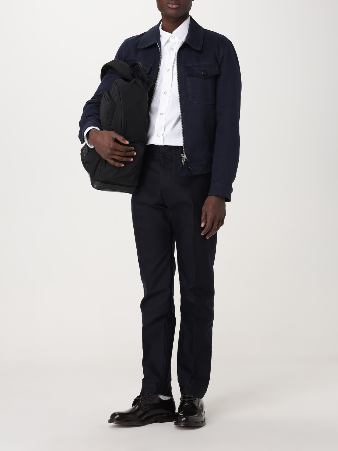 Outlet de Tom Ford Pantalon hombre Azul Oscuro Pantalon Tom Ford SHL014FMC006S23 en linea en GIGLIO.COM