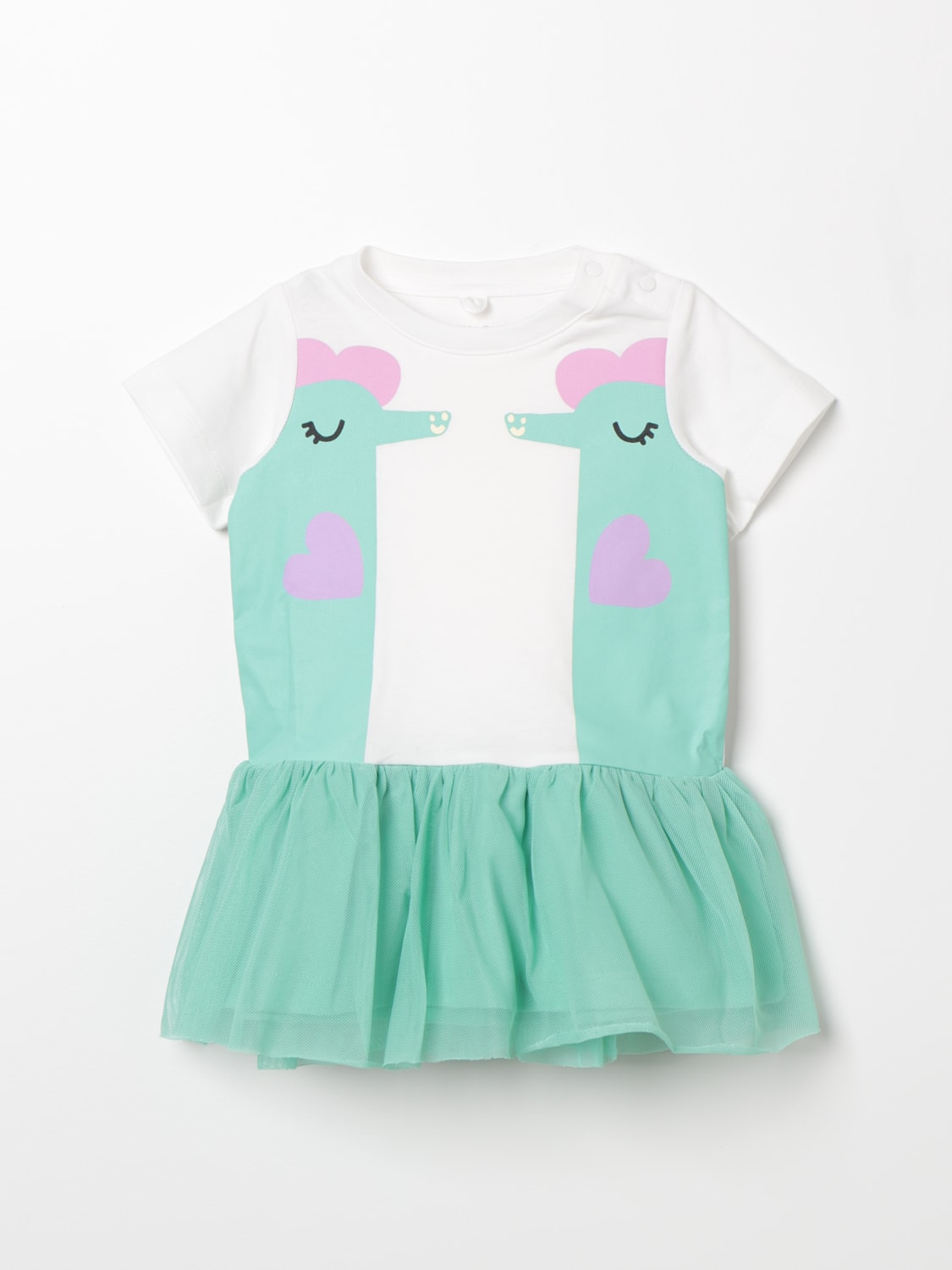 STELLA MCCARTNEY KIDS 롬퍼: 드레스 남아 Stella McCartney Kids, 아이보리 - Img 1