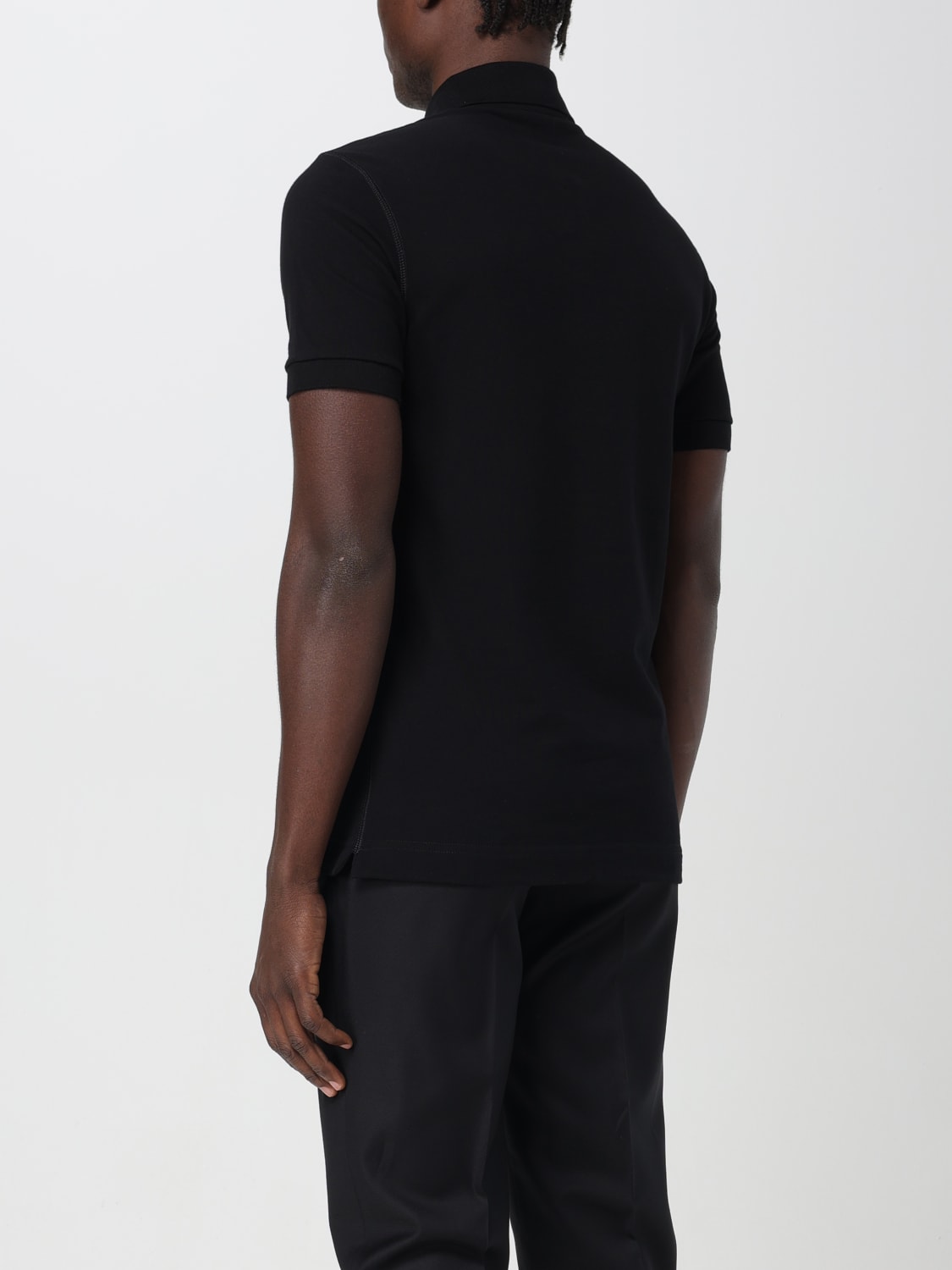 Tシャツ・カットソー Dolce & Gabbana Polo 'DG Essential' (G8PL4TG7F2H N0000) Dolce & Gabbana - Cotton-piqué polo shirt black - The Corner