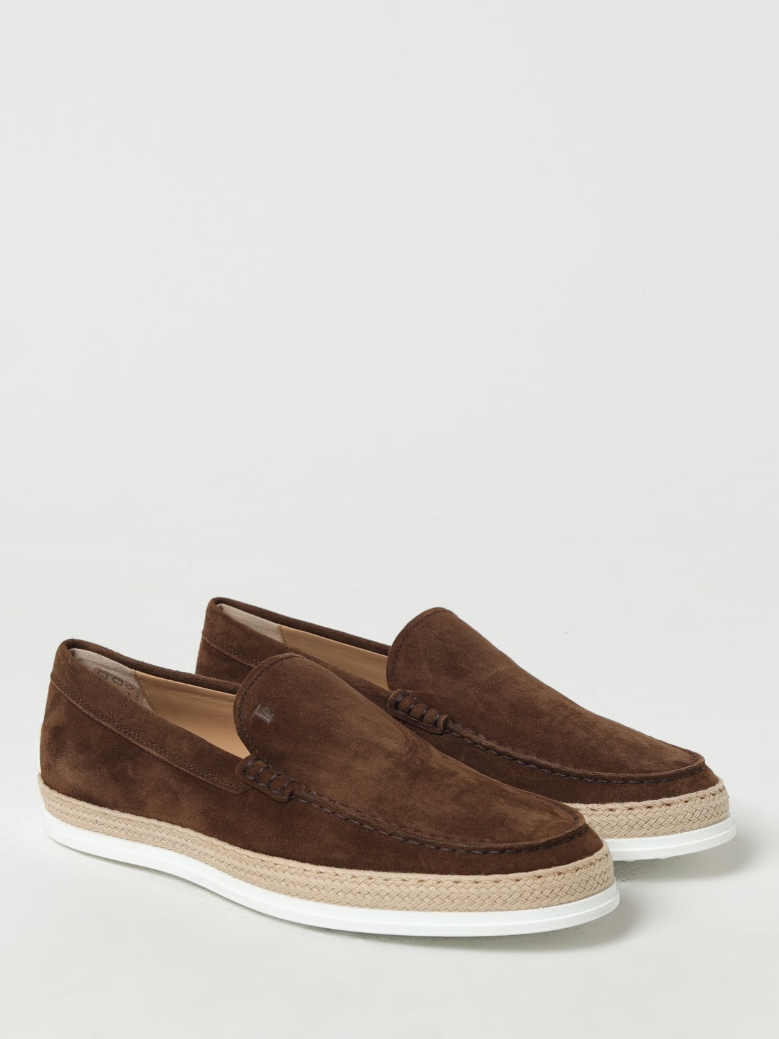 TOD'S LOAFERS: Tod's moccasins in suede, Brown - Img 2