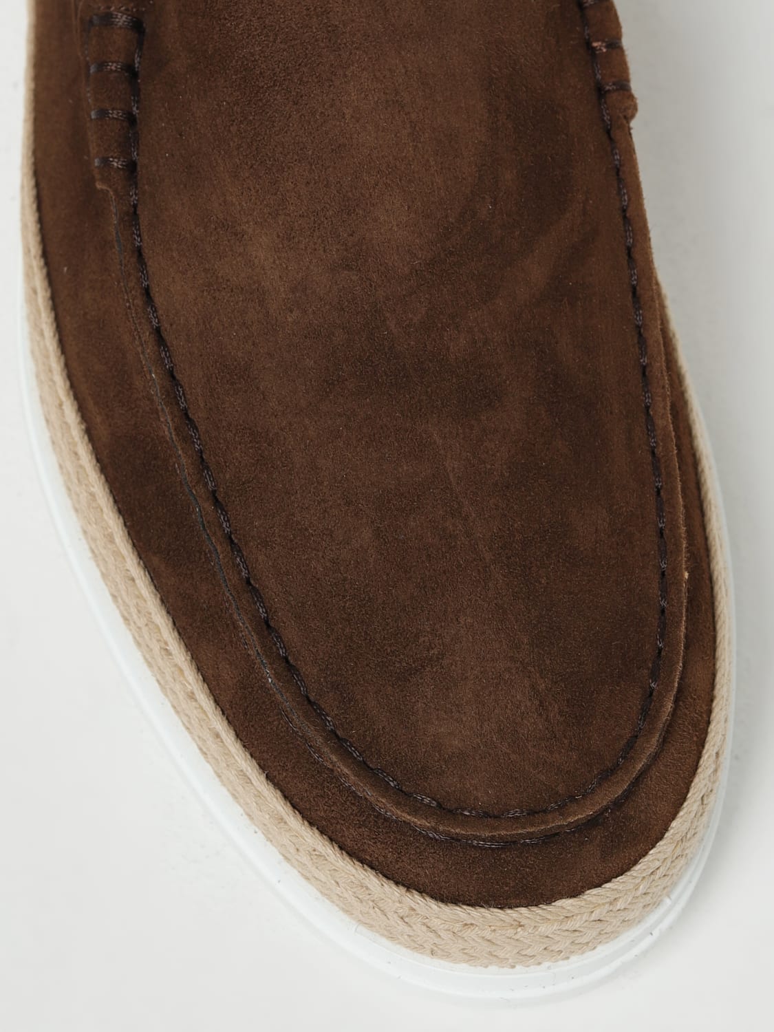 TOD'S LOAFERS: Tod's moccasins in suede, Brown - Img 4