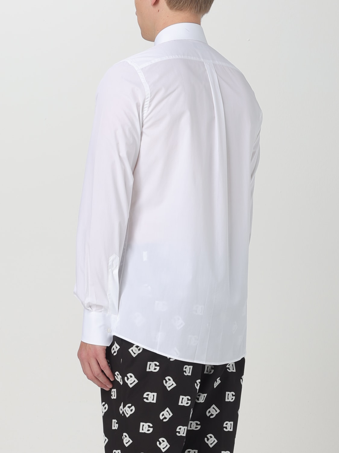 Camisa blanca dolce gabbana hombre sale