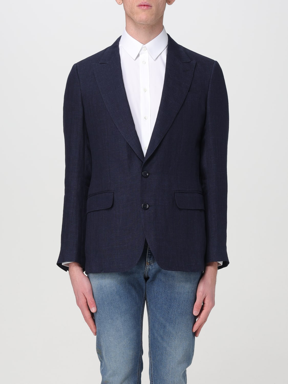 DOLCE & GABBANA BLAZER: Jacke herren Dolce & Gabbana, Blau - Img 1