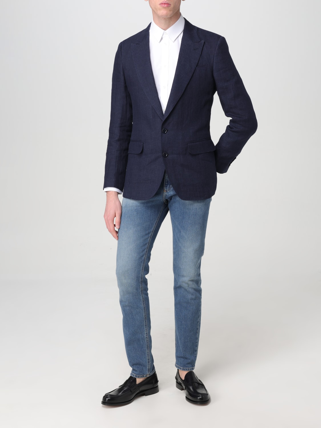 DOLCE & GABBANA BLAZER: Jacke herren Dolce & Gabbana, Blau - Img 2