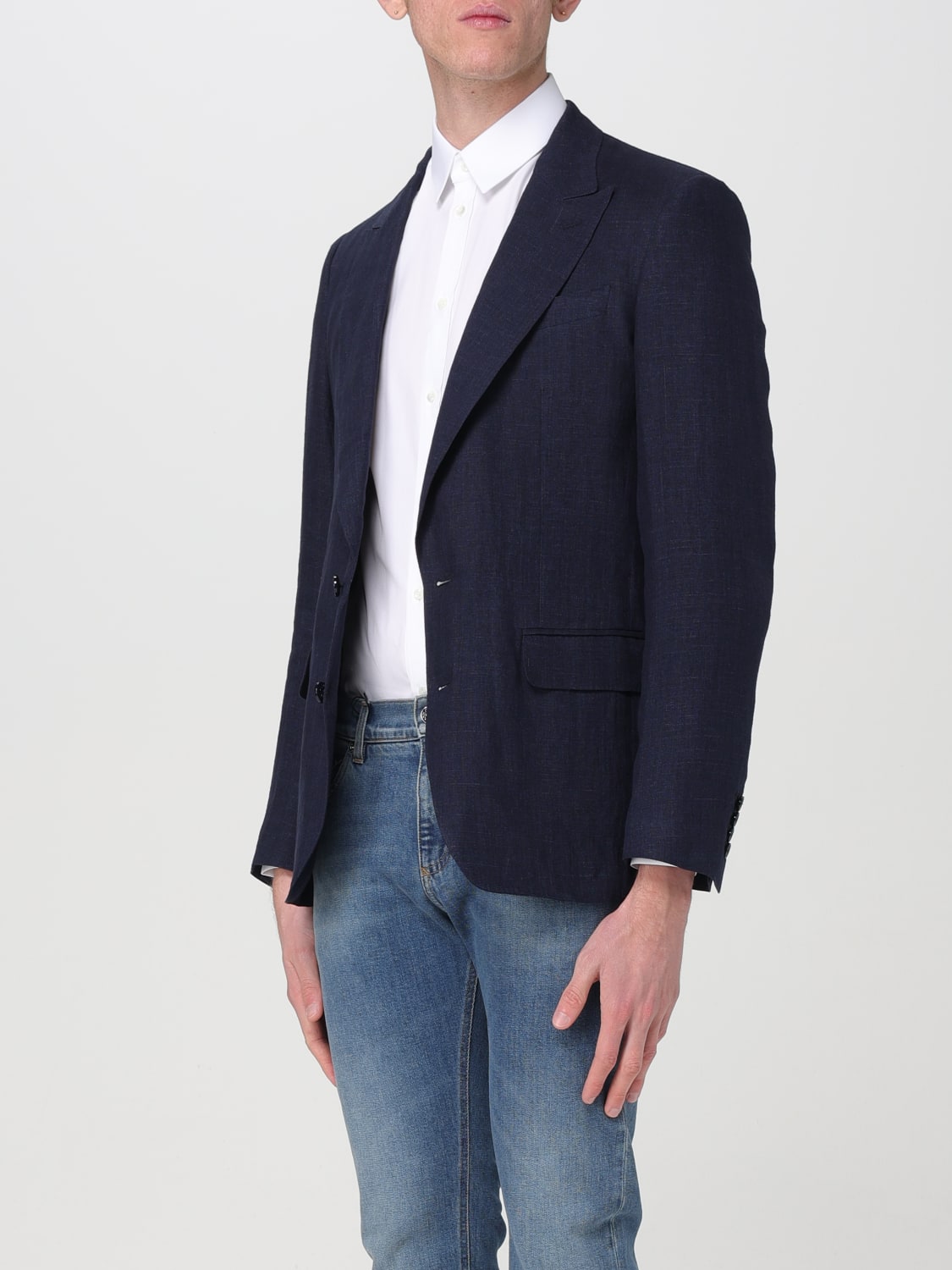 DOLCE & GABBANA BLAZER: Veste homme Dolce & Gabbana, Bleu - Img 4