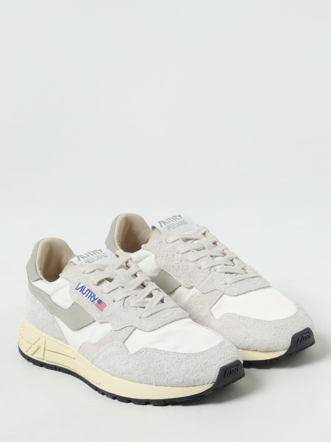 AUTRY SNEAKERS: Sneakers Reelwind Autry in nylon e suede, Bianco - Img 2