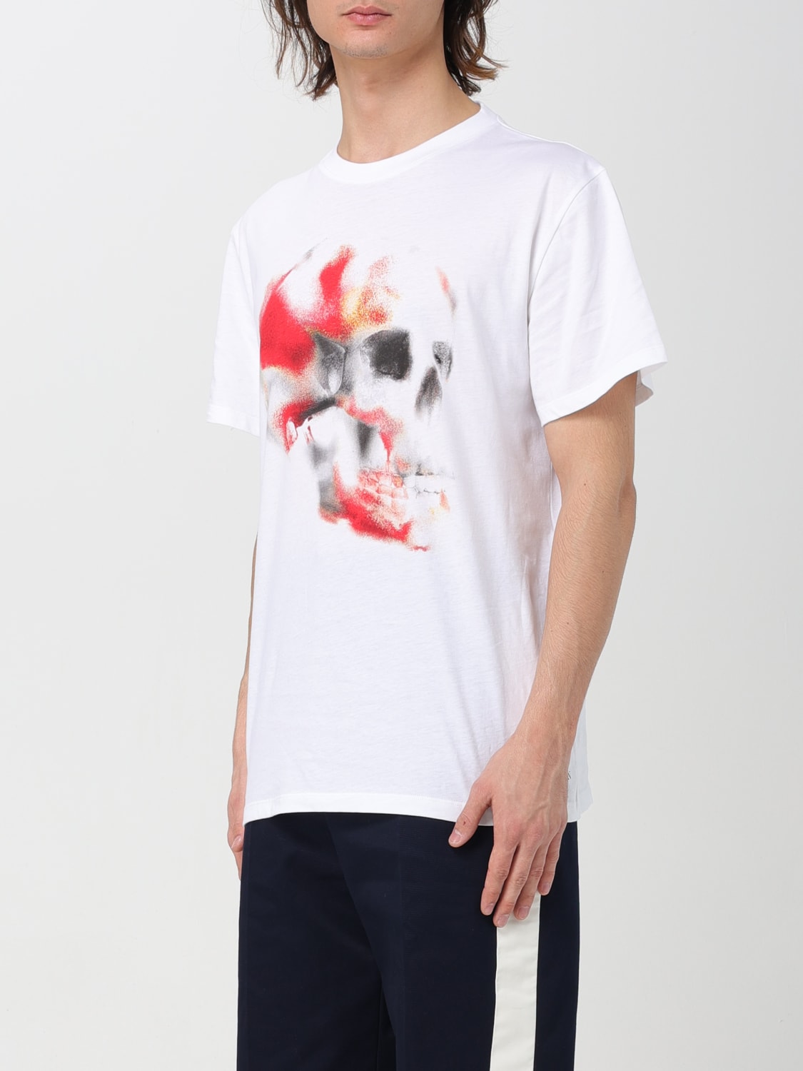 MCQUEEN T-SHIRT: T-shirt men McQueen, White 1 - Img 4