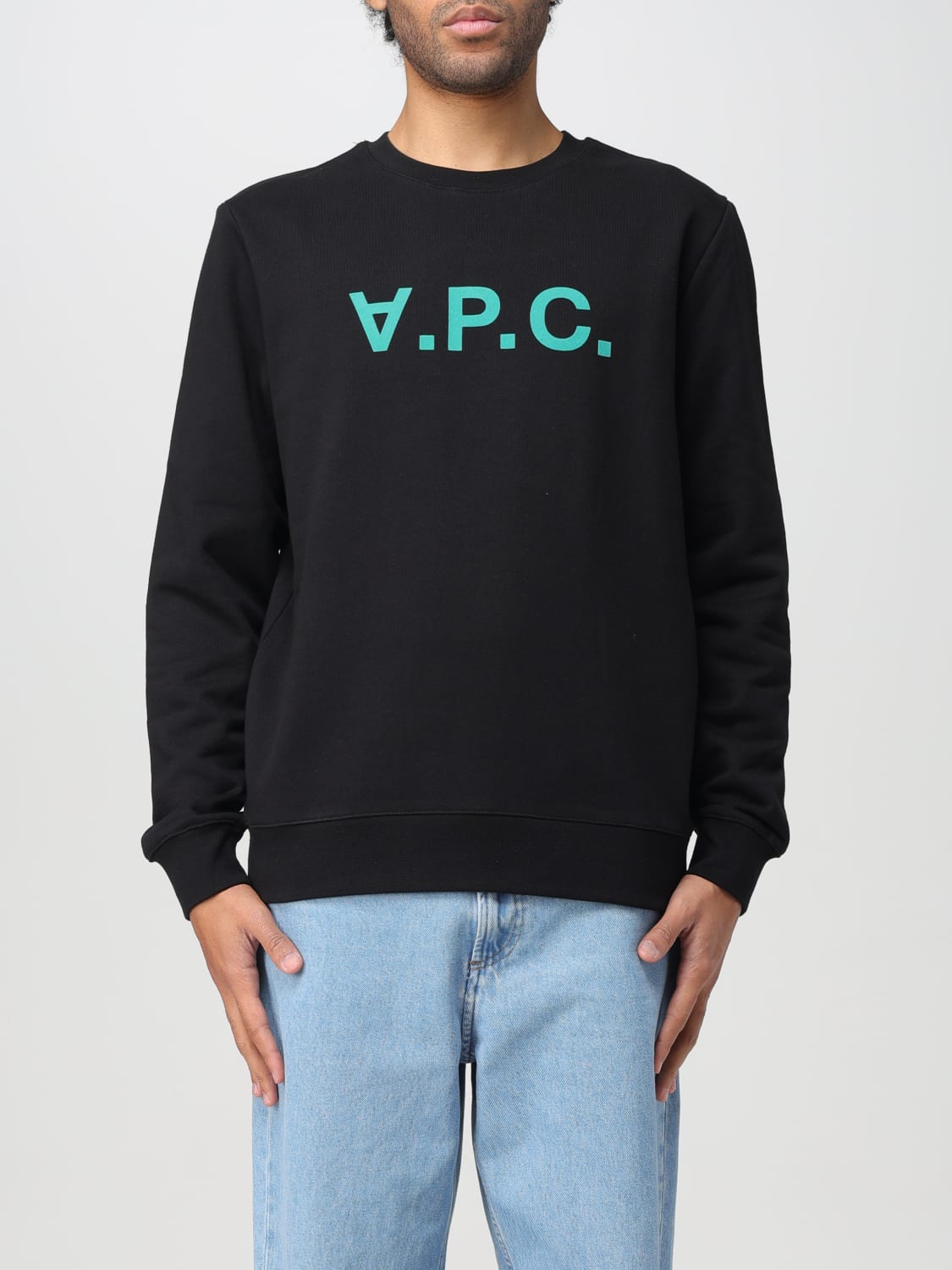 A.P.C. SWEATSHIRT: Sweatshirt herren A.P.C., Schwarz 1 - Img 1