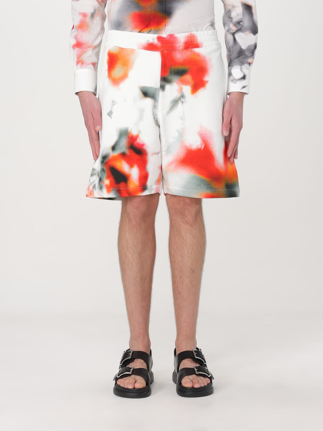 ALEXANDER MCQUEEN SHORT: Short homme Alexander McQueen, Blanc - Img 1