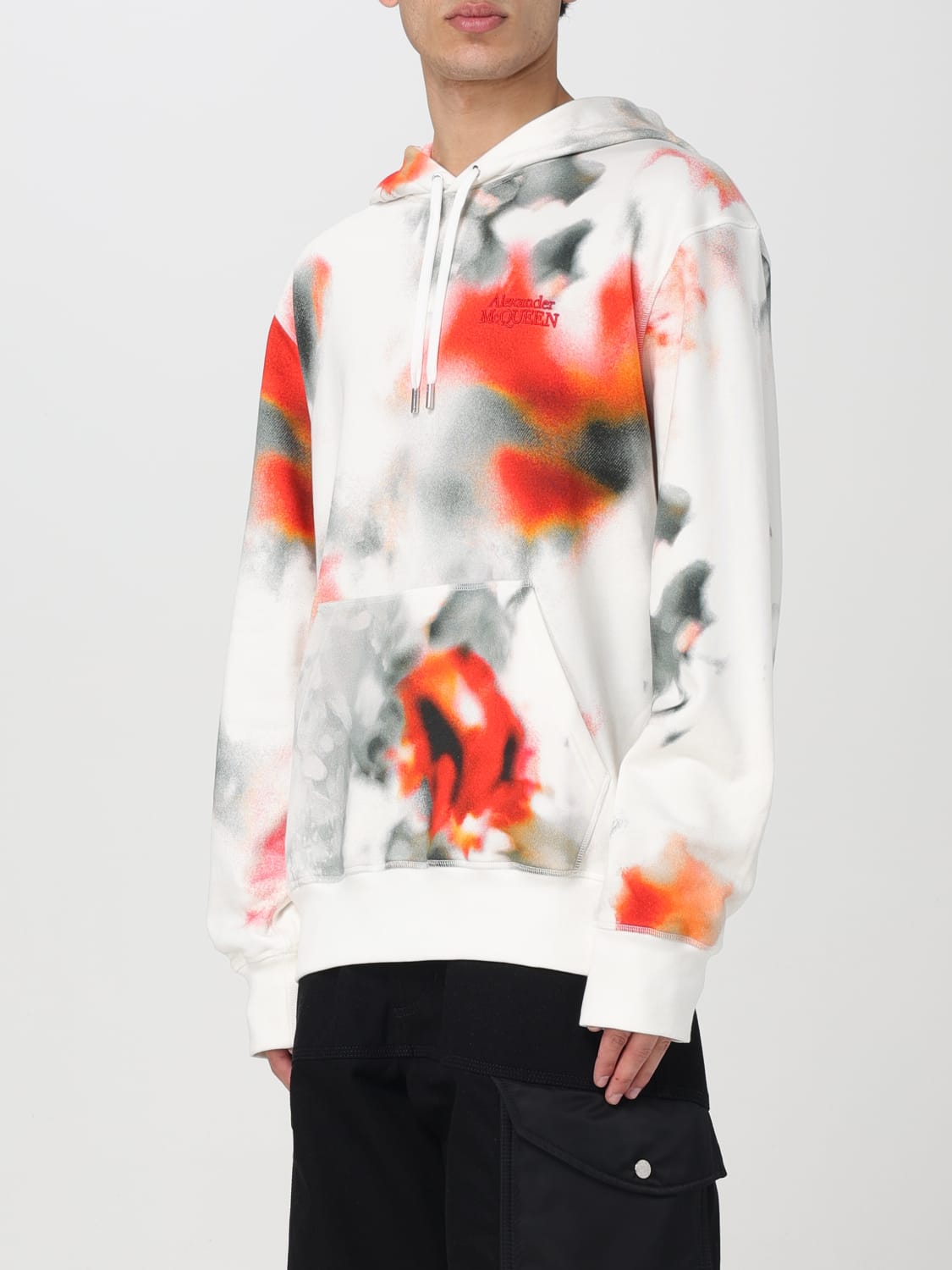 ALEXANDER MCQUEEN SWEATSHIRT: Sweatshirt men Alexander McQueen, White - Img 4