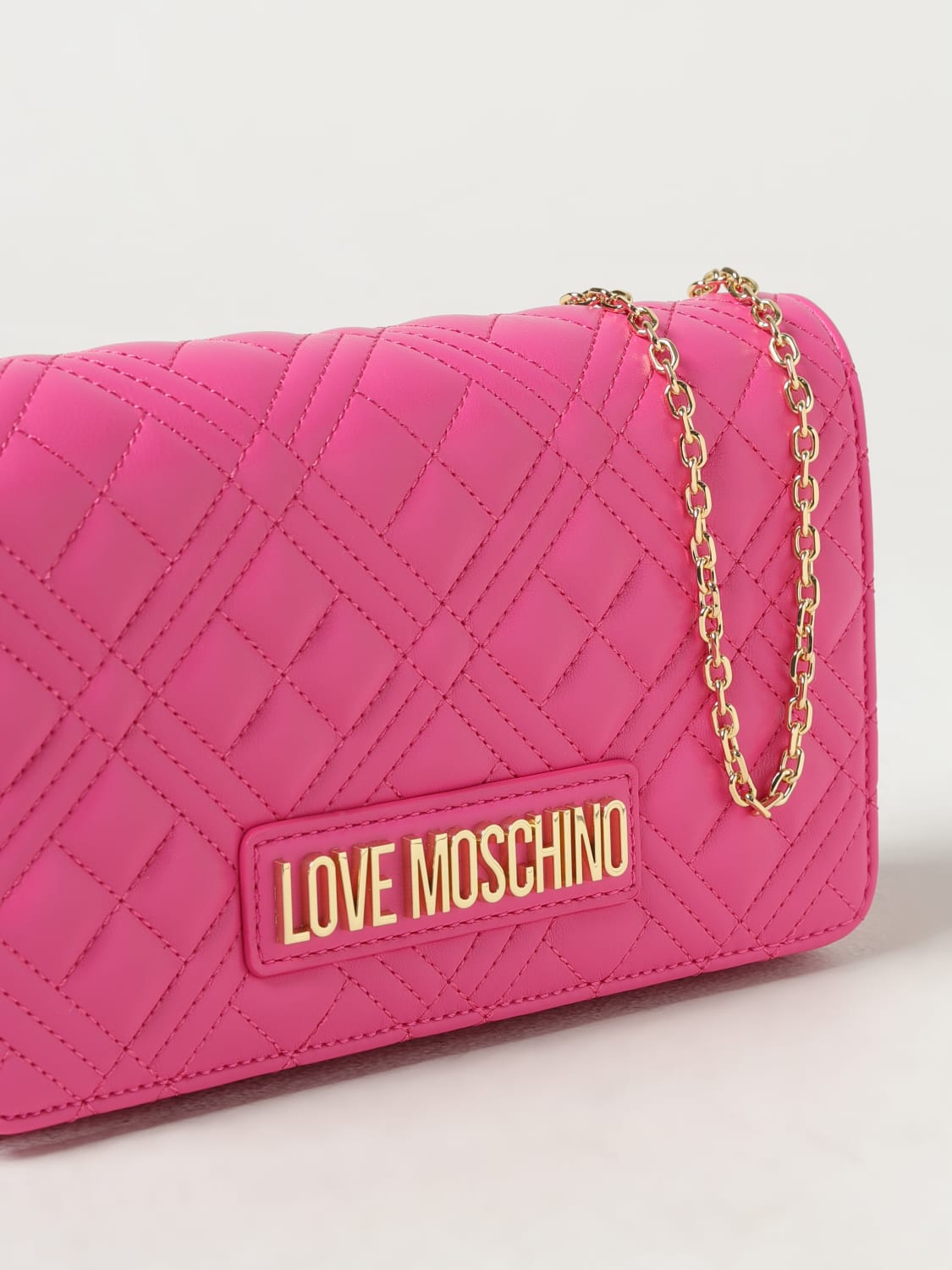 LOVE MOSCHINO | Super Quilted Mini Crossbody Bag | Mini Bags | House of  Fraser