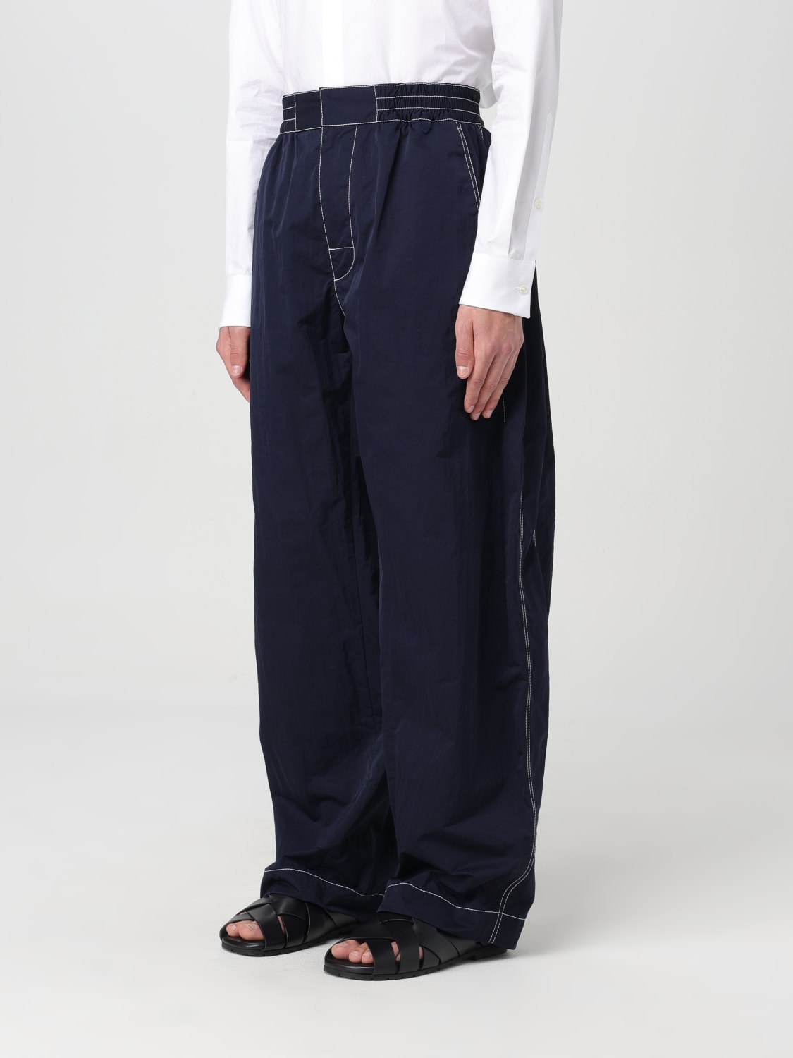 BOTTEGA VENETA: Pants men - Blue | Bottega Veneta pants