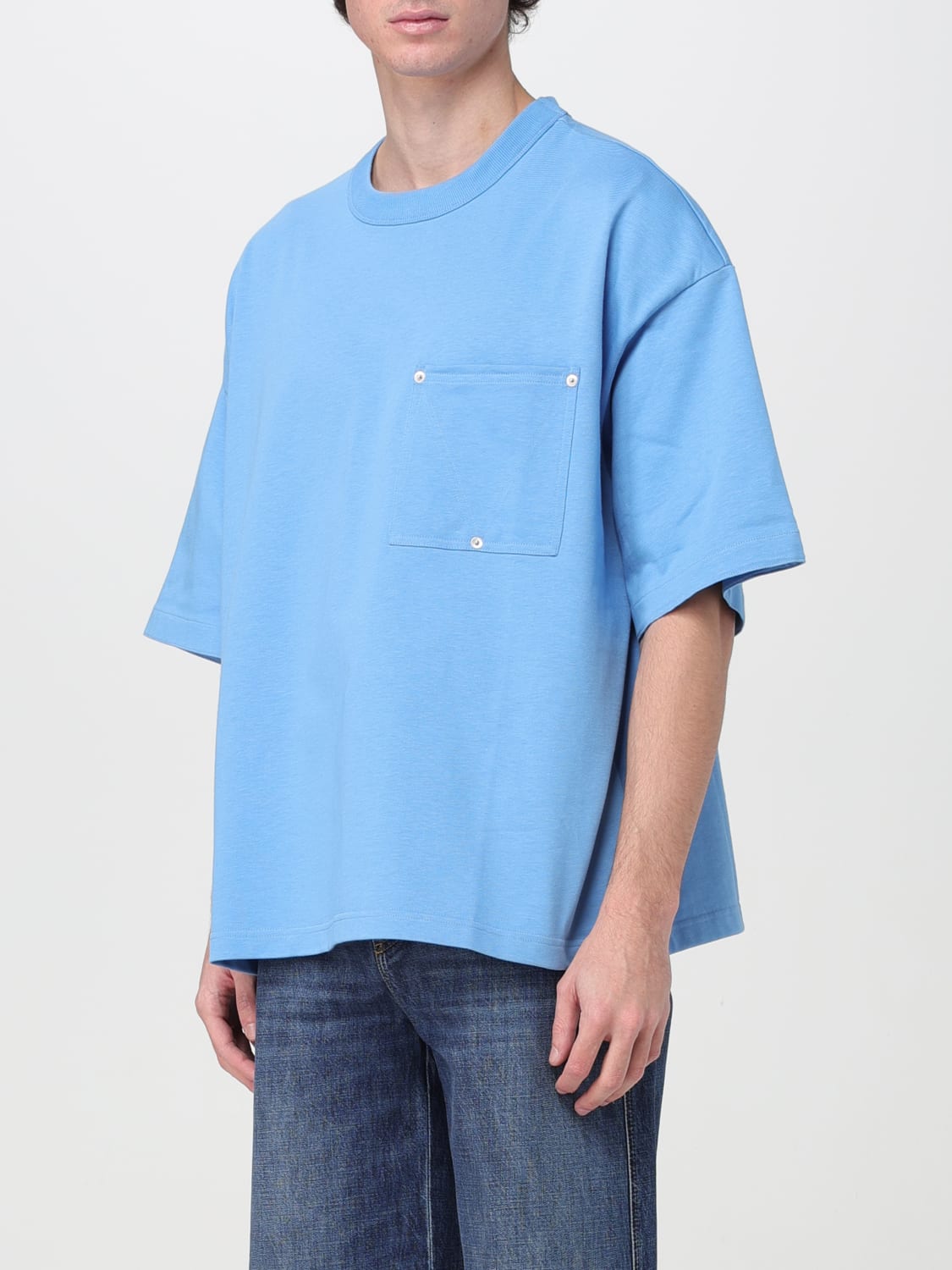 BOTTEGA VENETA T-SHIRT: T-shirt herren Bottega Veneta, Hellblau - Img 4