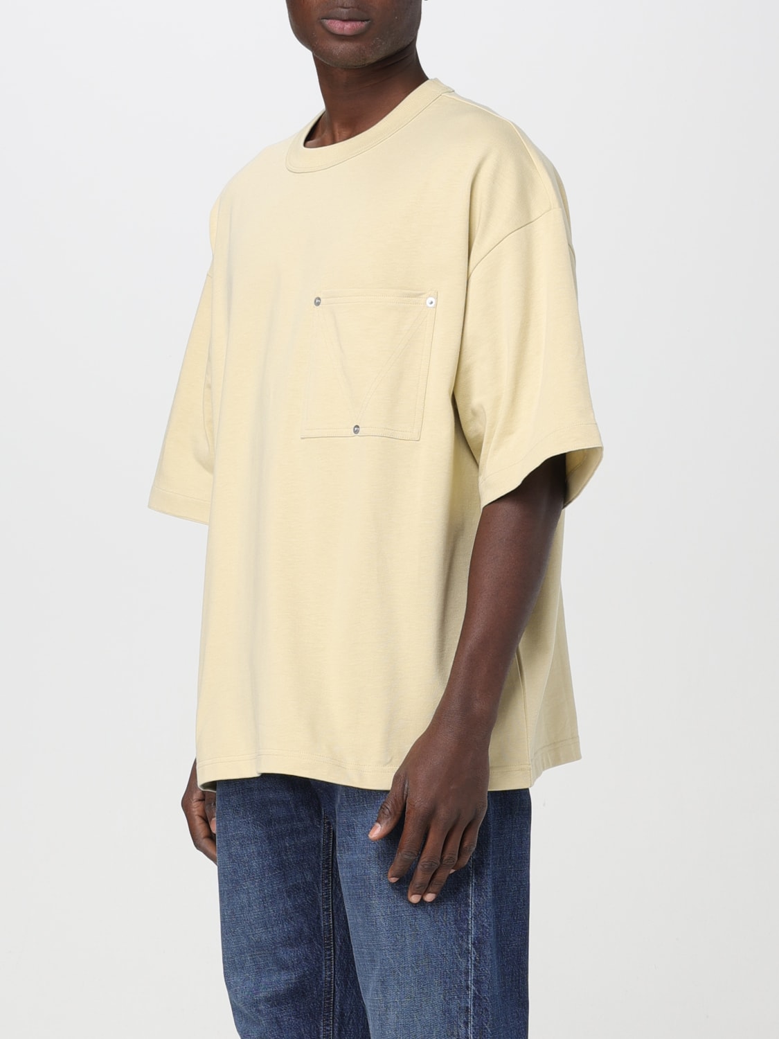 BOTTEGA VENETA T-SHIRT: T-shirt men Bottega Veneta, Beige - Img 4