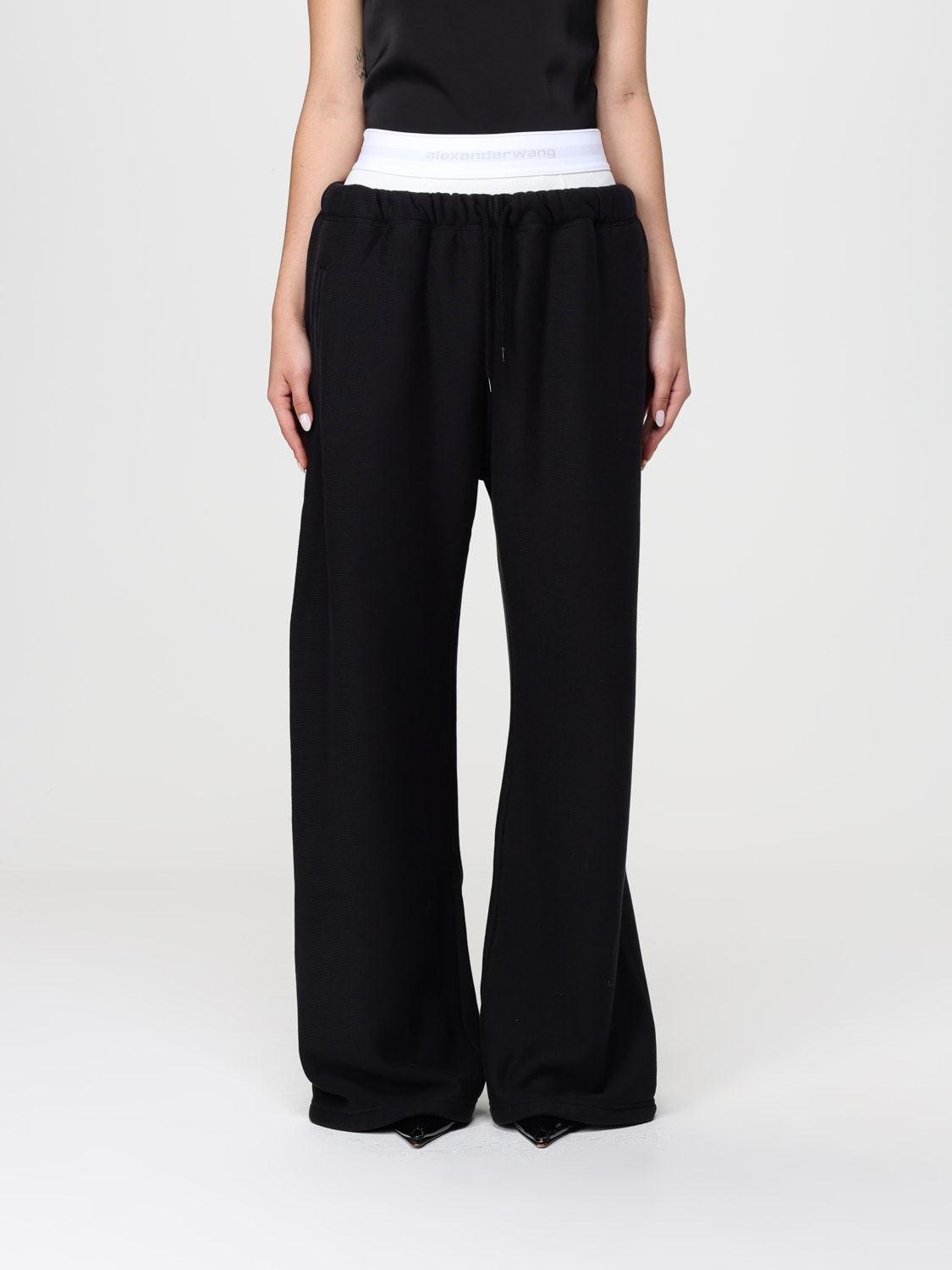 ALEXANDER WANG PANTS: Pants woman Alexander Wang, Black - Img 1