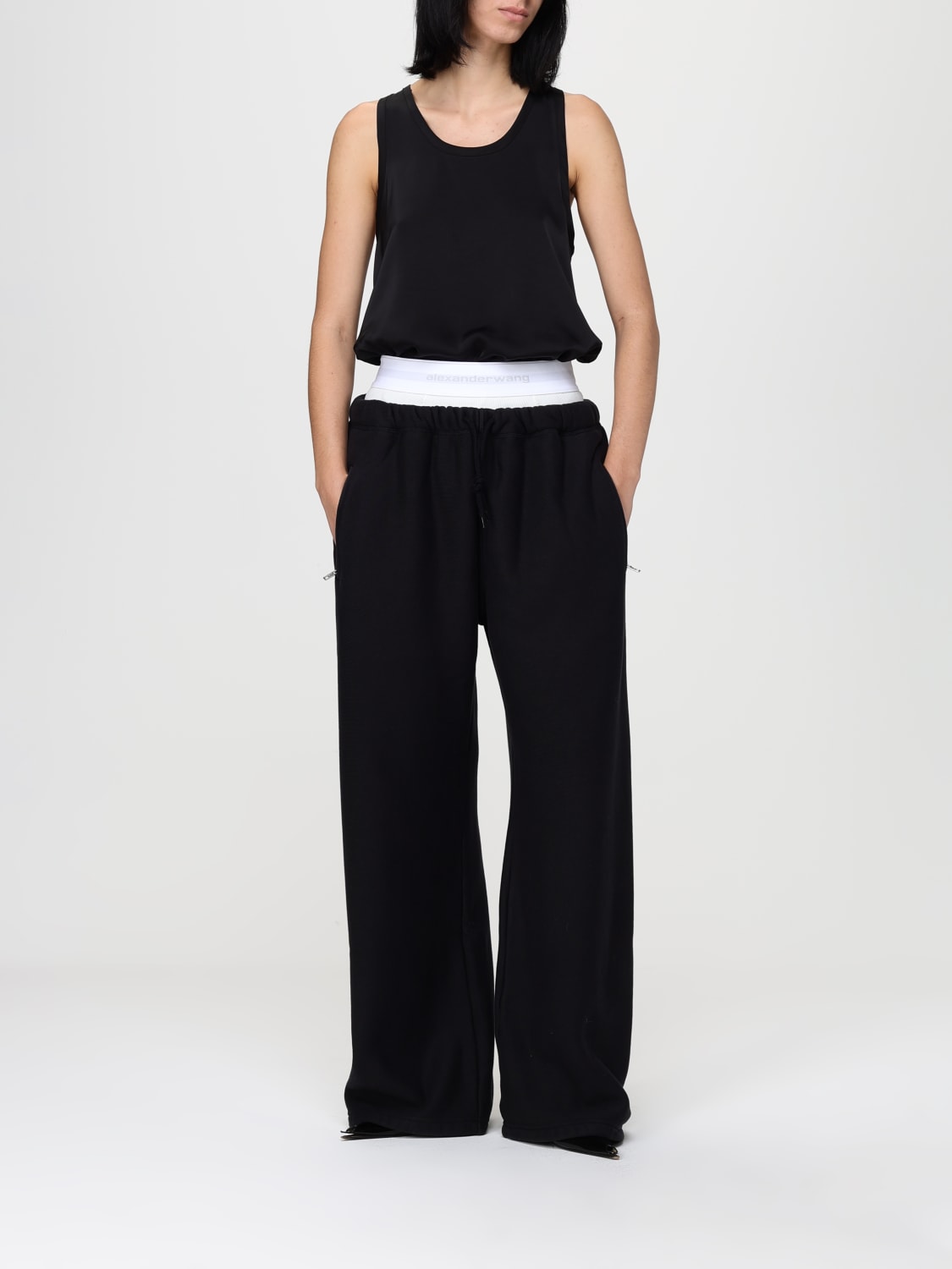 ALEXANDER WANG PANTS: Pants woman Alexander Wang, Black - Img 2