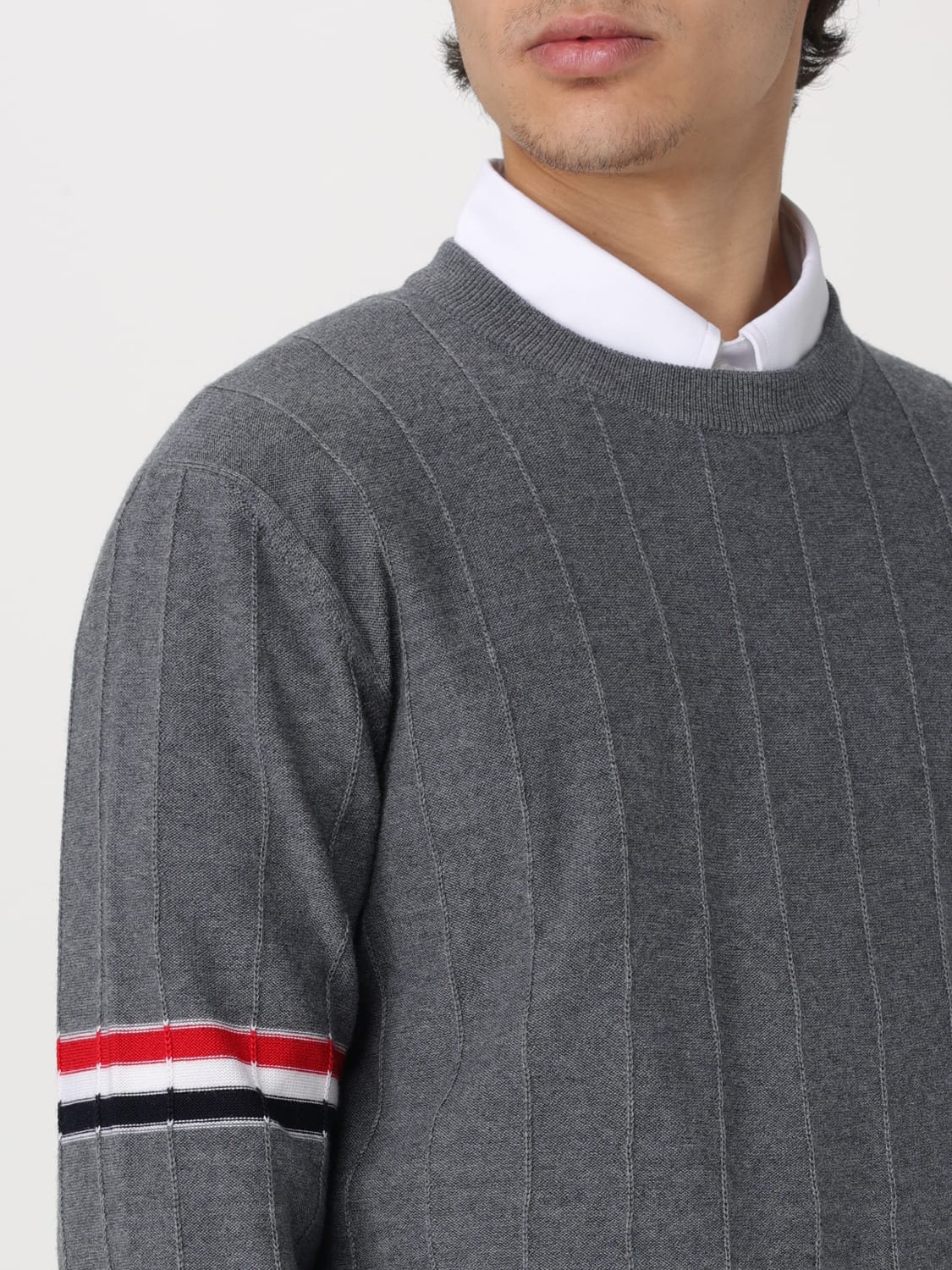 Sweater THOM BROWNE Men color Grey