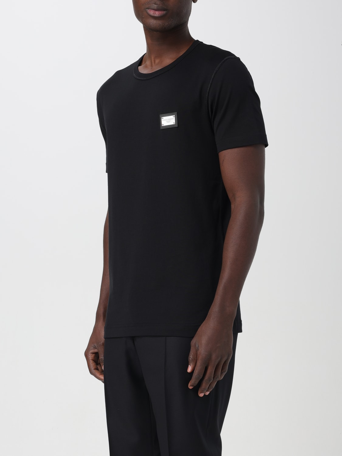 DOLCE & GABBANA: T-shirt men - Black | Dolce & Gabbana t