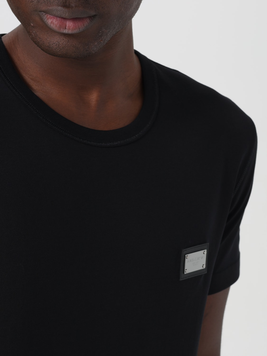 DOLCE & GABBANA: T-shirt men - Black | Dolce & Gabbana t