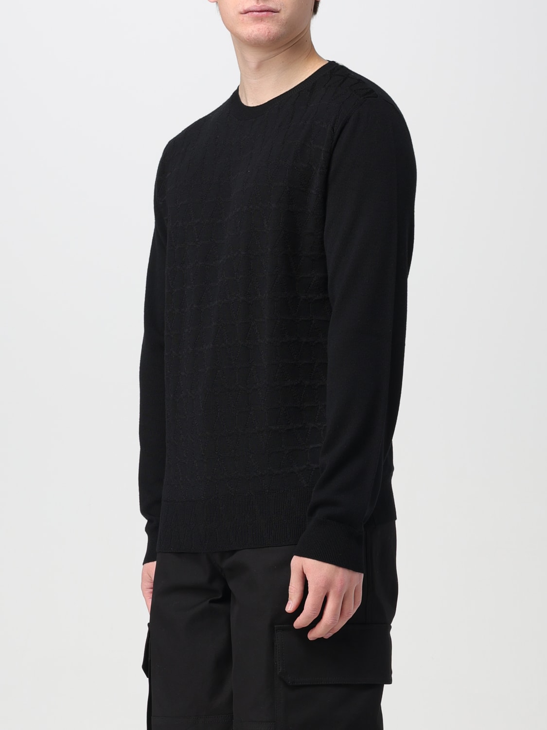 VALENTINO SWEATER: Sweater men Valentino, Black - Img 4