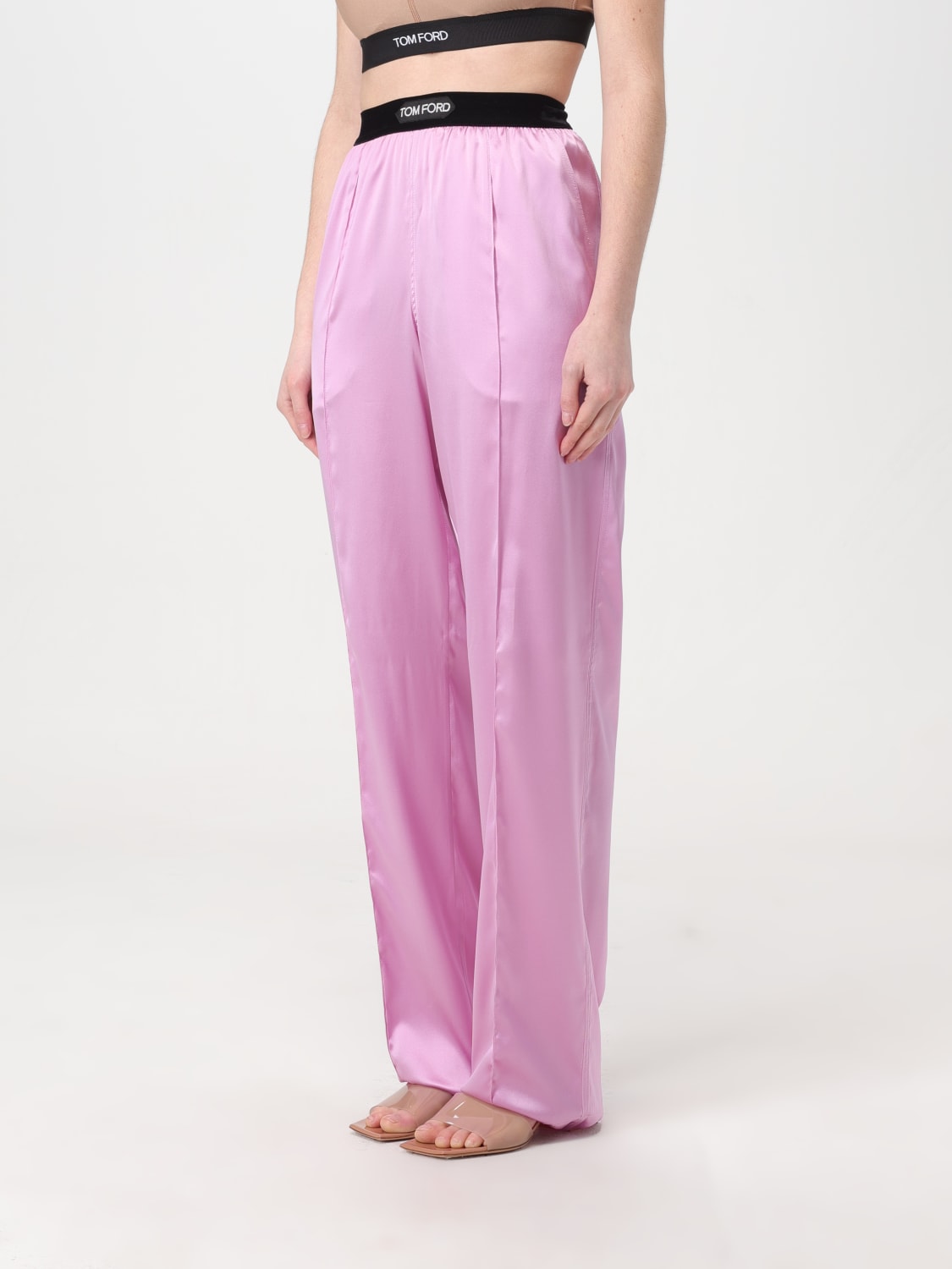 パンツ TOM FORD FW25 Silk pants (PAW397FAX881 GV481) STRETCH SILK SATIN PANTS – Suit Negozi Row