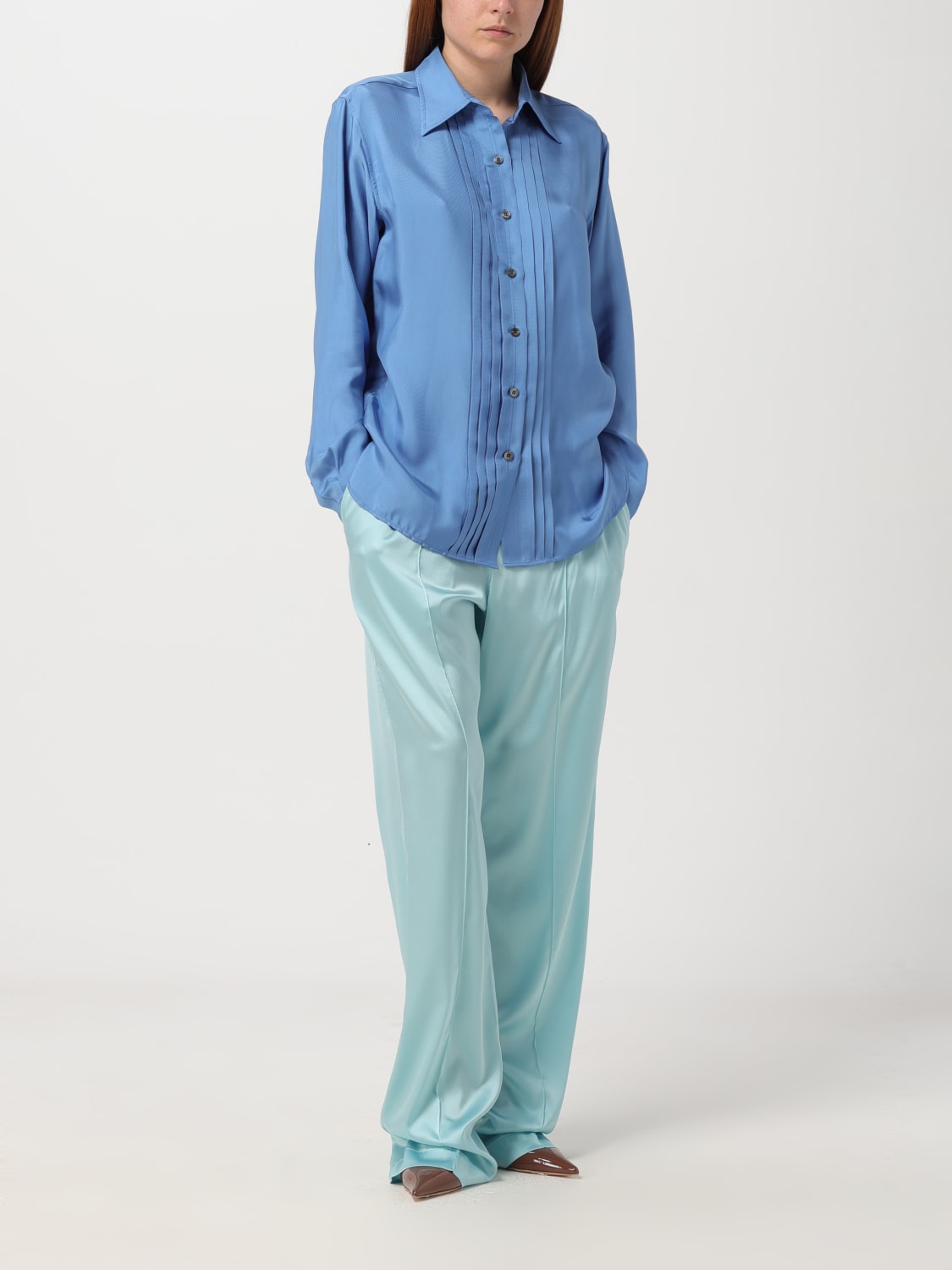 パンツ TOM FORD Woman Pants Blue PAW397FAX881 HB840 TOM FORD: Pants woman - Gnawed Blue | Tom Ford pants
