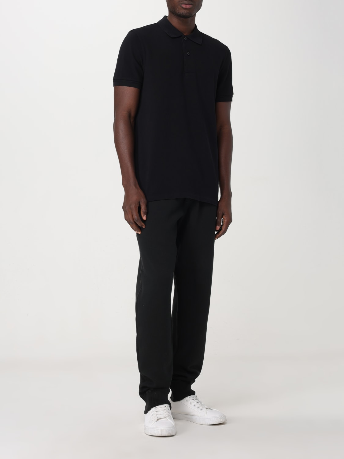 TOM FORD ブラック ポロシャツ