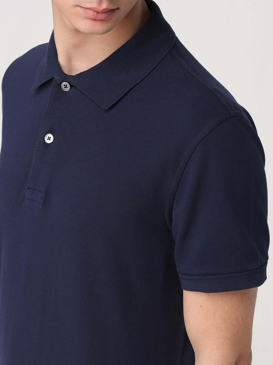 TOM FORD Polo shirt men Blue 1 Tom Ford polo shirt JPS002JMC007S23 online at GIGLIO.COM