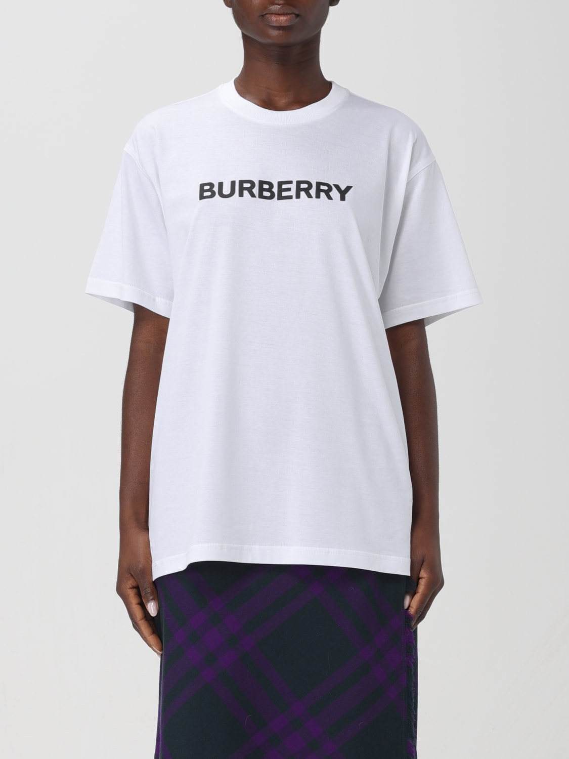 BURBERRY T-SHIRT: T-shirt woman Burberry, White - Img 1