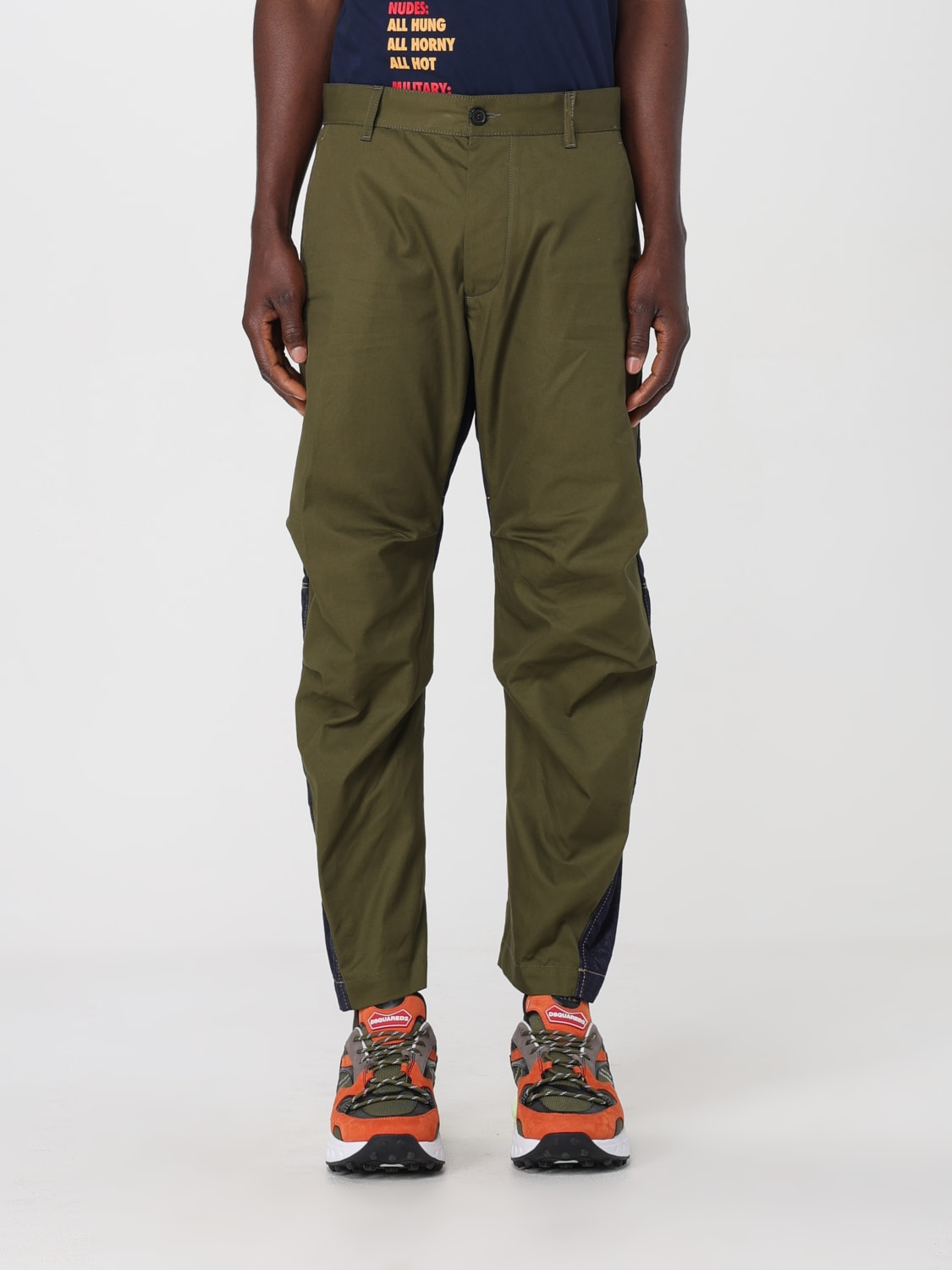 DSQUARED2 PANTALONE: Pantalone uomo Dsquared2, Verde - Img 1