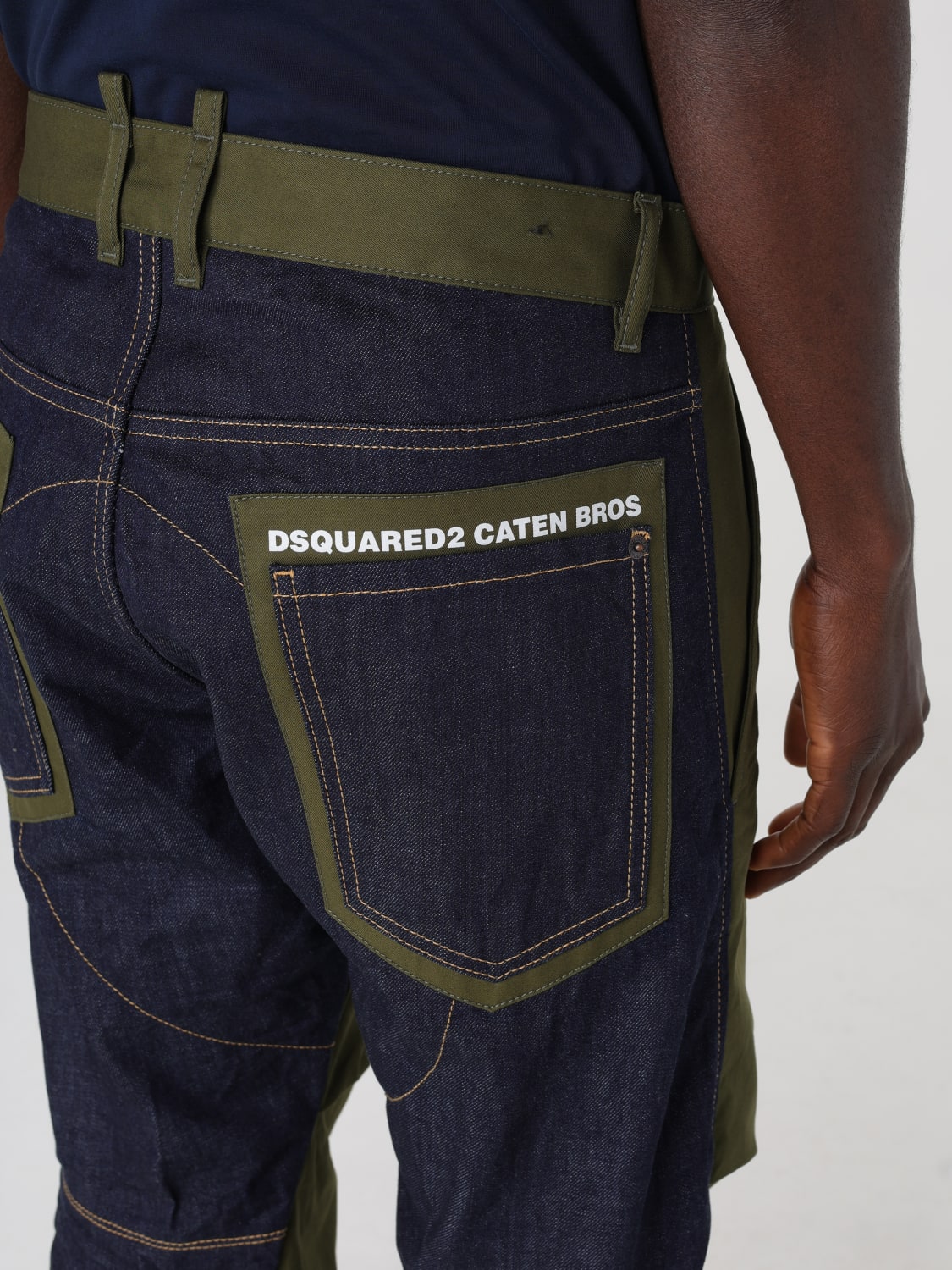 DSQUARED2 PANTALONE: Pantalone uomo Dsquared2, Verde - Img 4