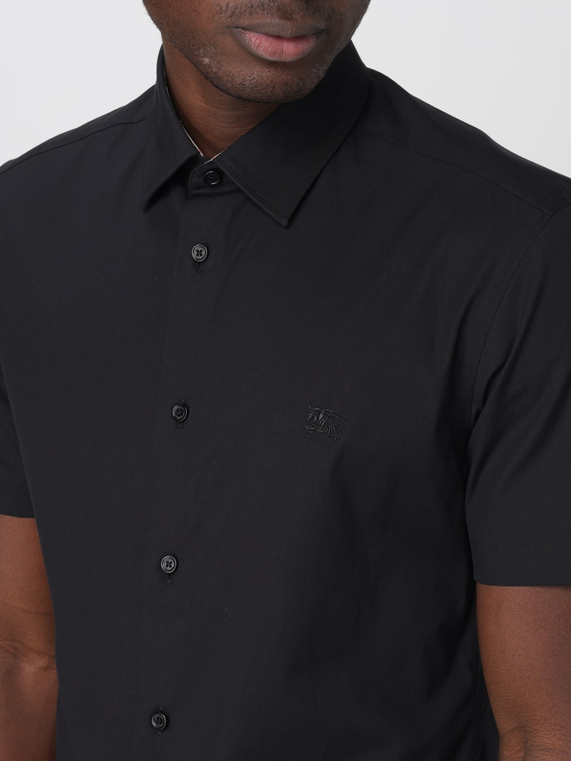 BURBERRY SHIRT: Shirt men Burberry, Black - Img 5