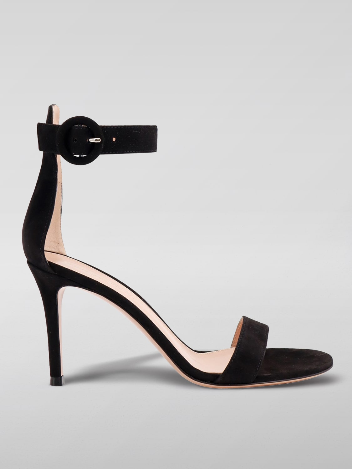 シューズ・サンダルその他 GIANVITO ROSSI Woman Heeled sandals Black G6173345RICCAM Gianvito Rossi Outlet: Shoes woman - Black | Gianvito Rossi