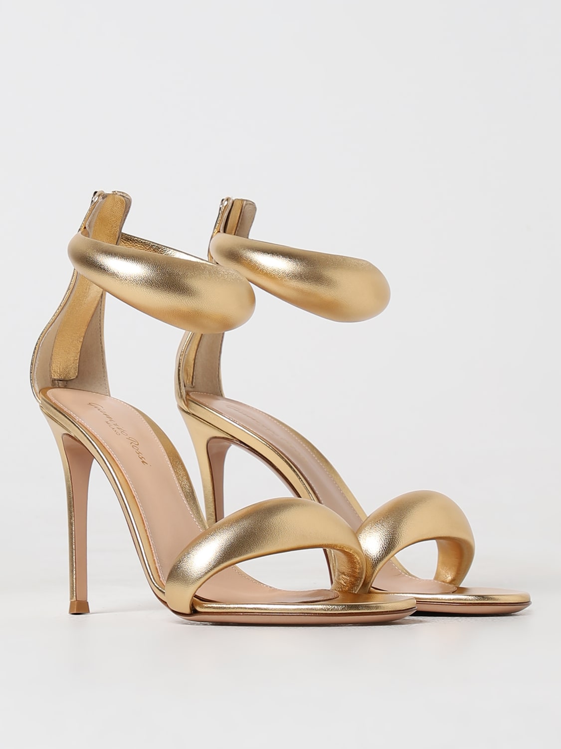 GIANVITO ROSSI HEELED SANDALS: Shoes woman Gianvito Rossi, Gold - Img 2