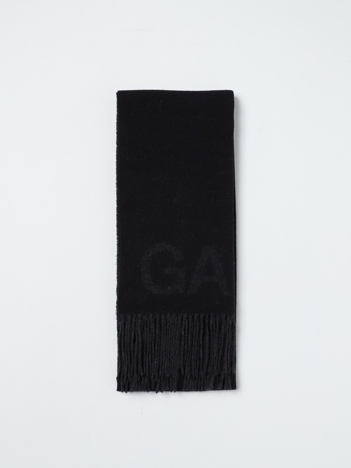 GANNI SCARF: Scarf woman Ganni, Black - Img 1