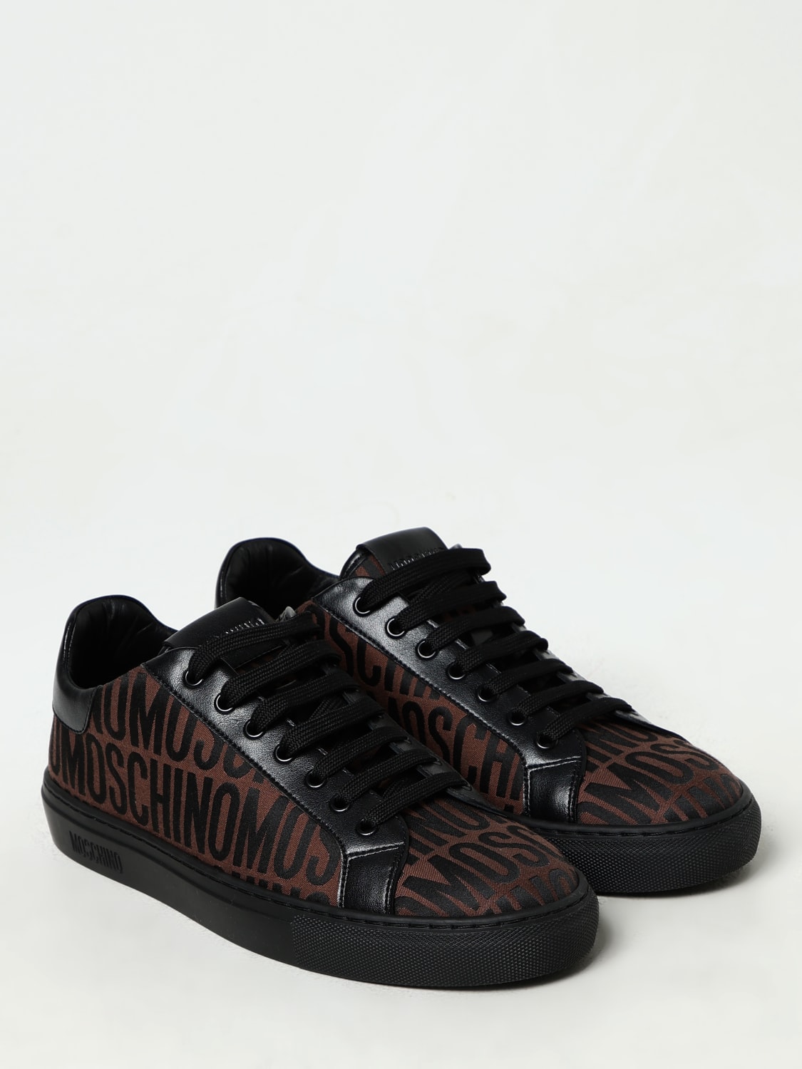 MOSCHINO COUTURE SNEAKERS: Sneakers herren Moschino Couture, Braun - Img 2