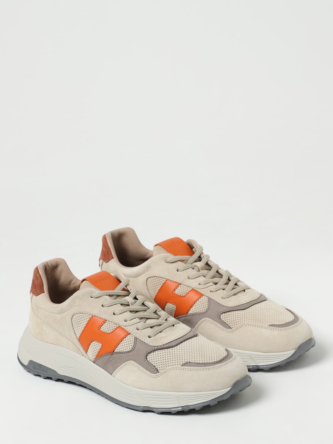 スニーカー HOGAN Men Sneakers Beige HXM5630ER90T38 612Q Hogan Outlet: Sneakers men - Beige | Hogan sneakers