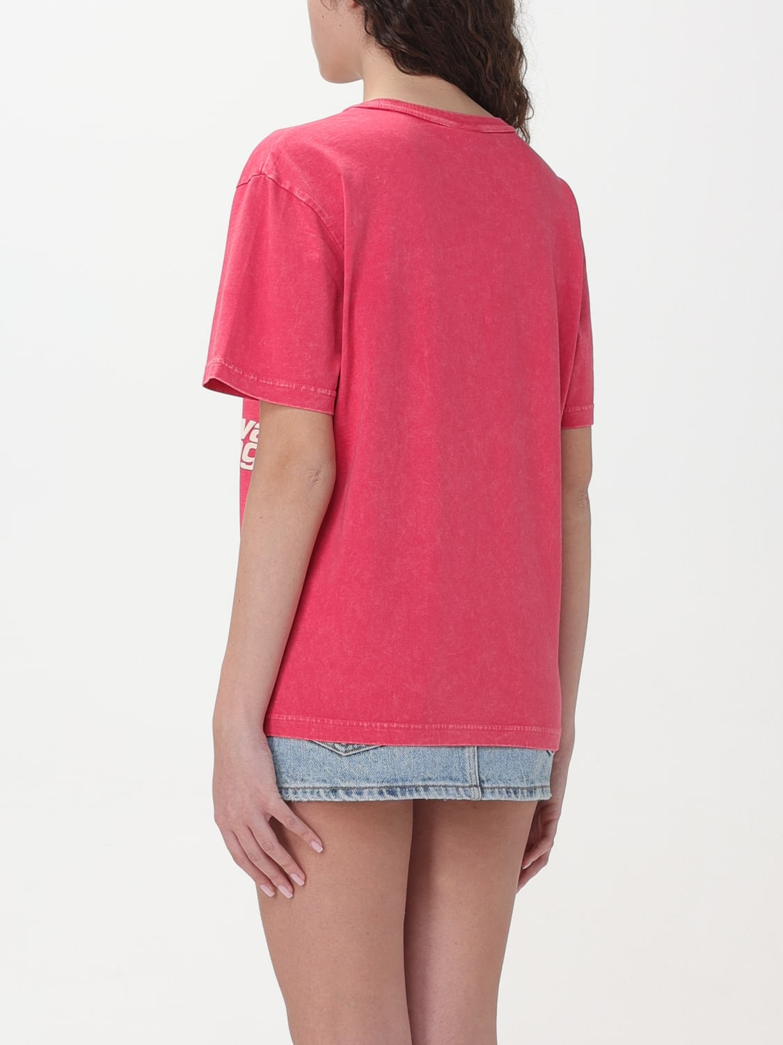 T BY ALEXANDER WANG T-SHIRT: T-shirt woman T by Alexander Wang, Cherry - Img 3