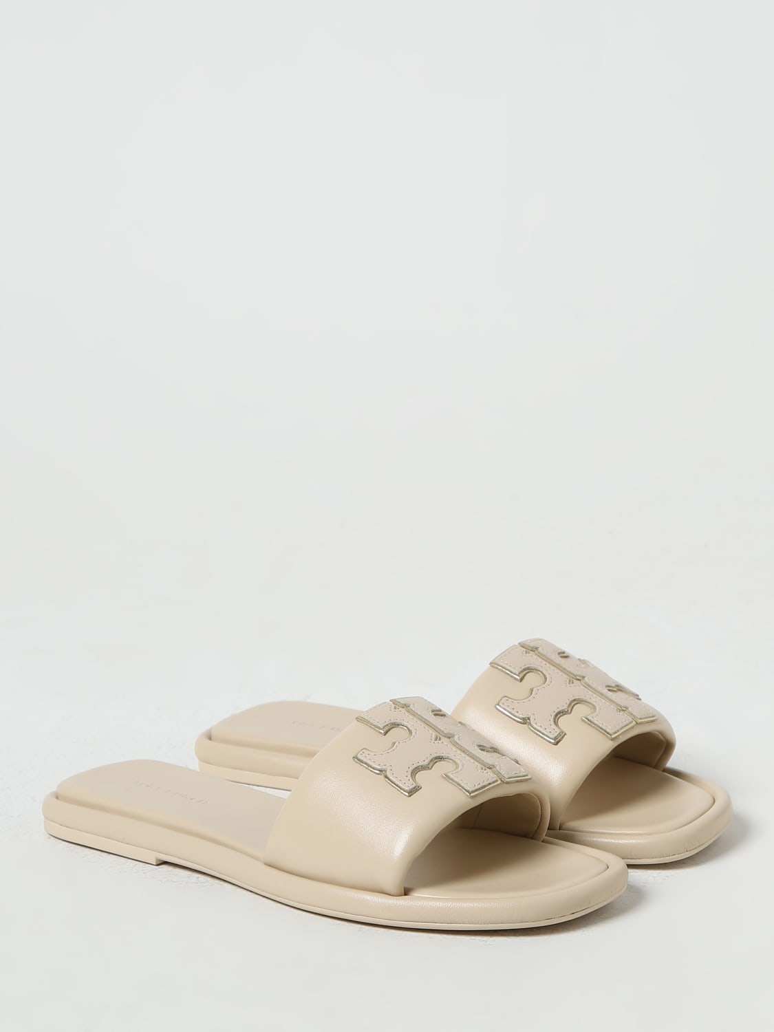 Beige tory burch sandals shop