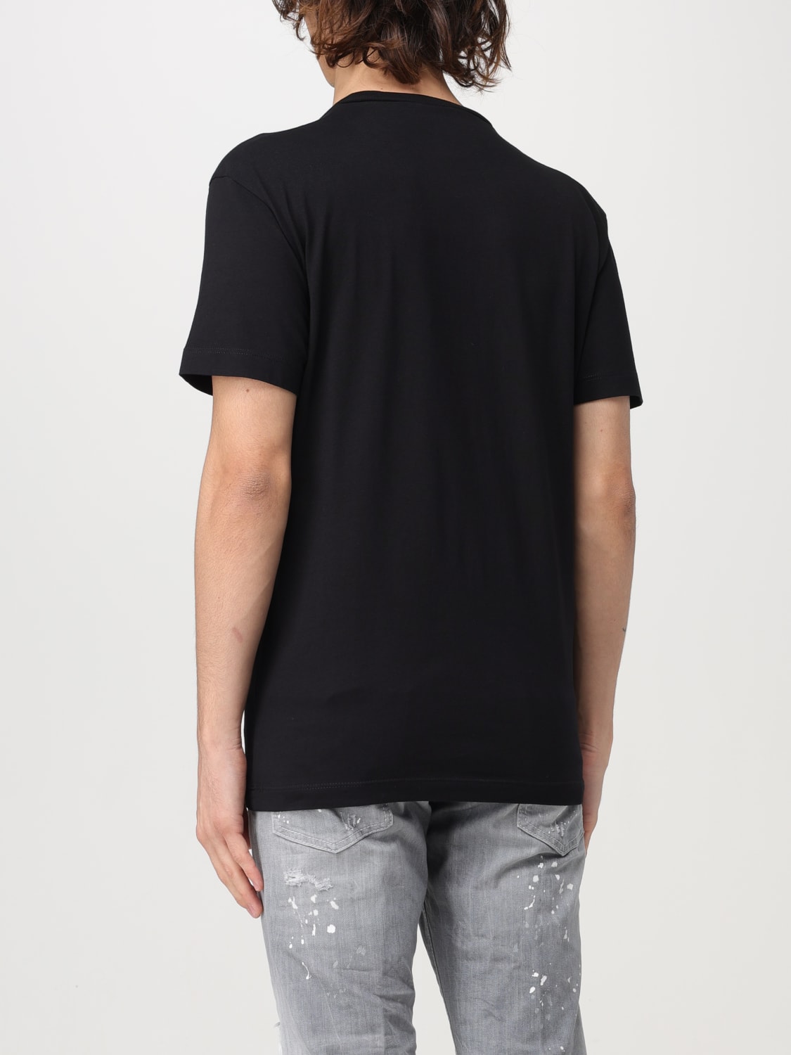 DSQUARED2 T-SHIRT: T-shirt men Dsquared2, Black - Img 2