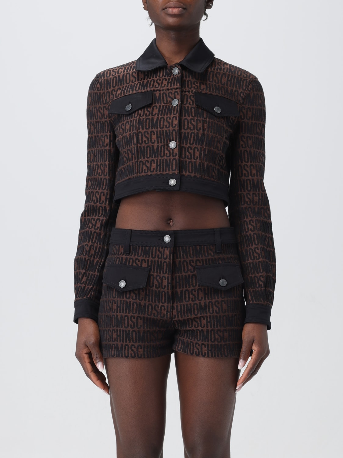 MOSCHINO COUTURE JACKET: Jacket woman Moschino Couture, Brown - Img 1