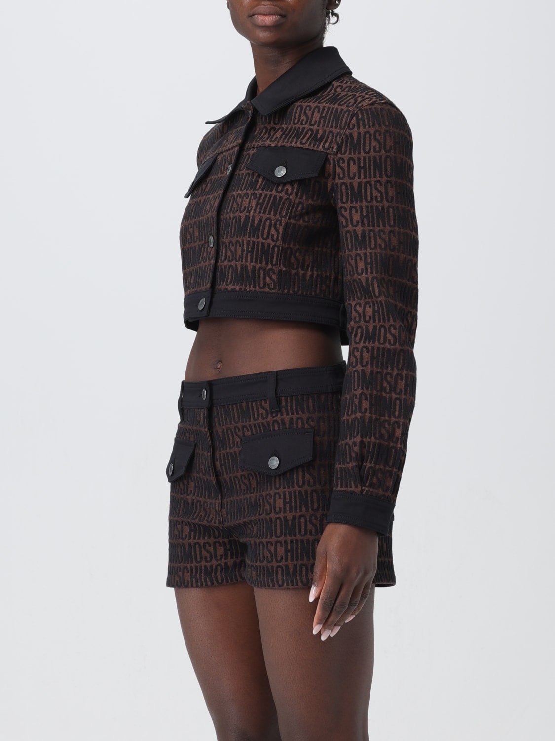 MOSCHINO COUTURE JACKET: Jacket woman Moschino Couture, Brown - Img 4