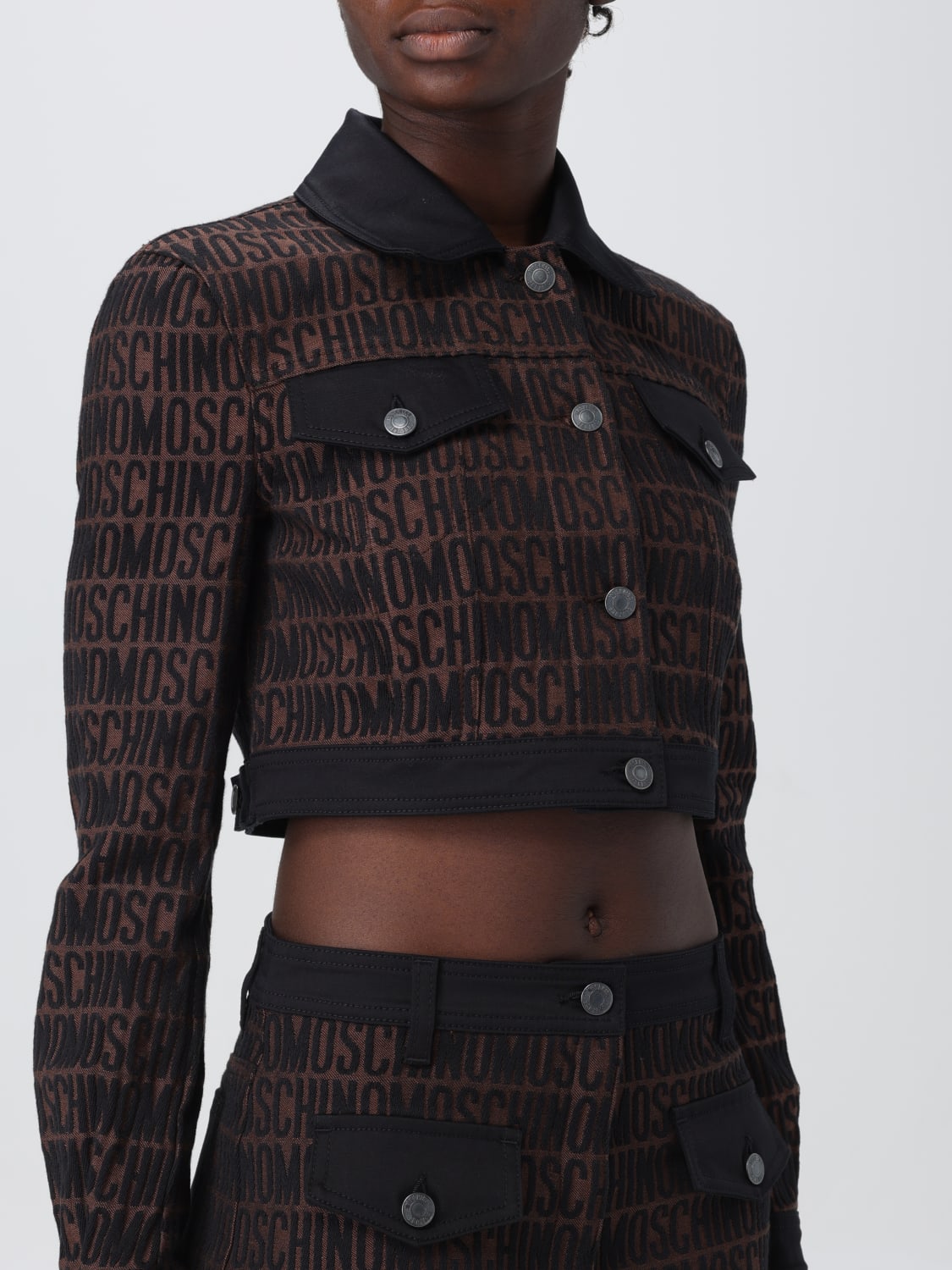 MOSCHINO COUTURE JACKET: Jacket woman Moschino Couture, Brown - Img 5