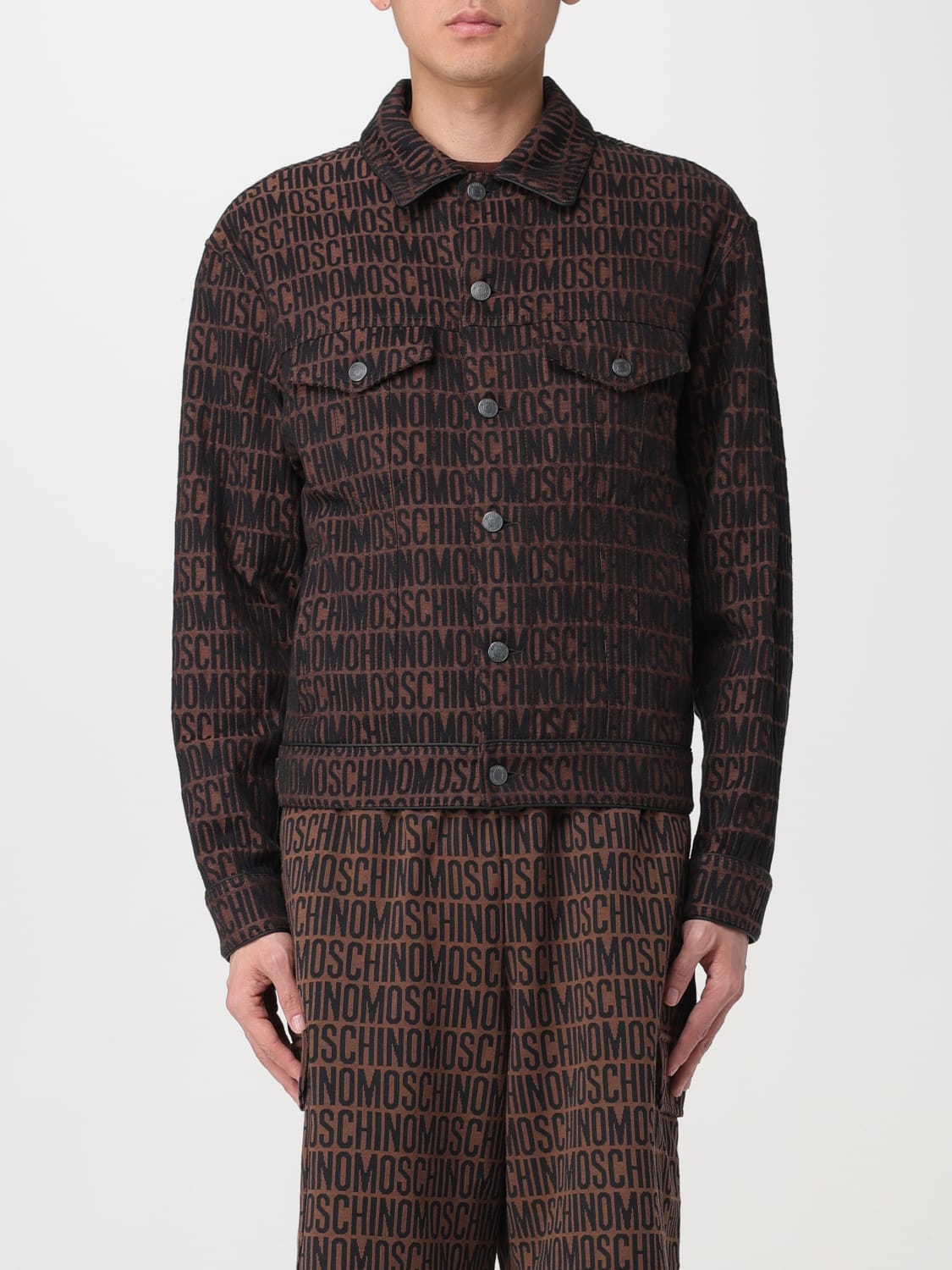 MOSCHINO COUTURE JACKET: Jacket men Moschino Couture, Brown - Img 1