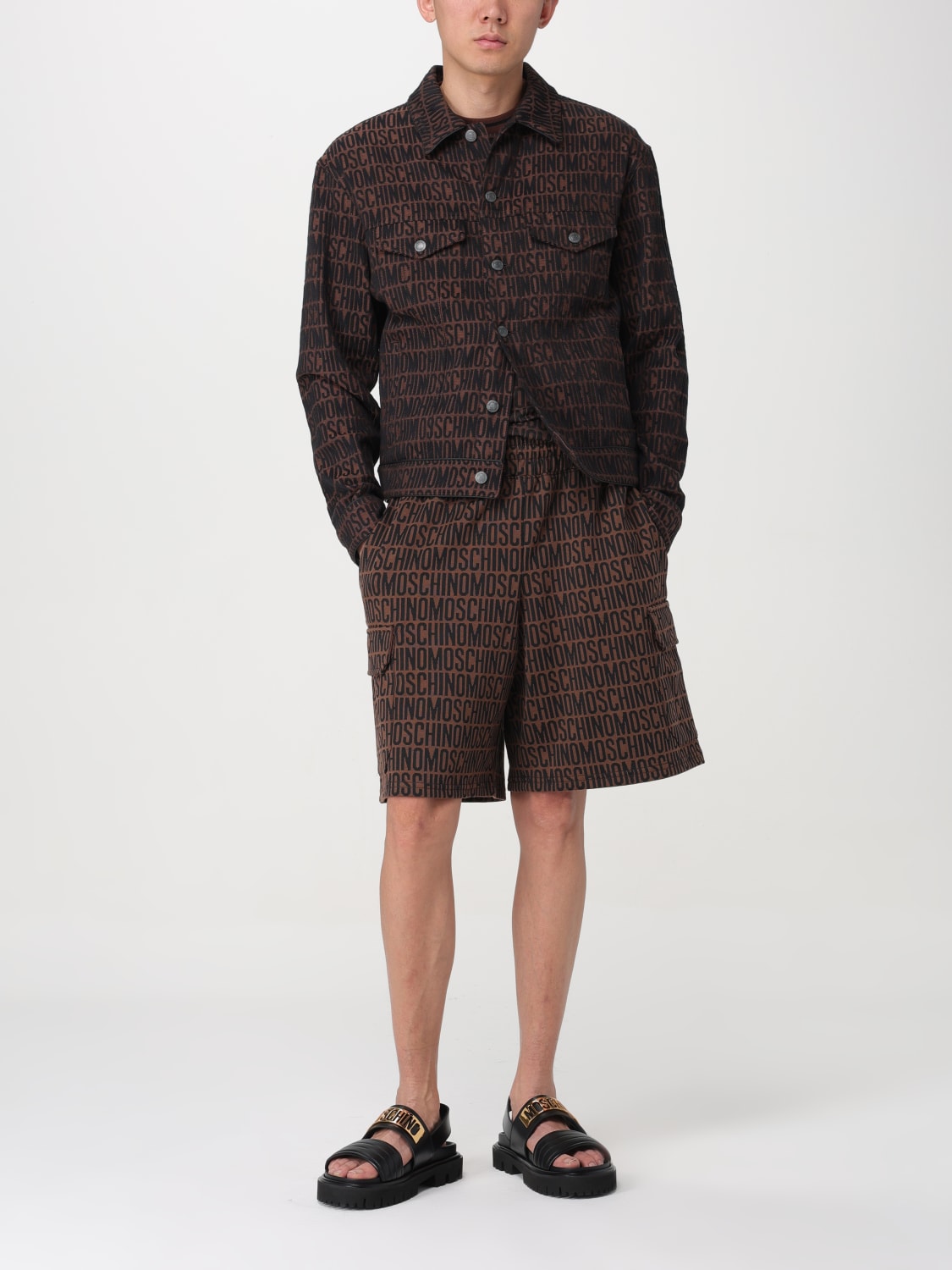 MOSCHINO COUTURE JACKET: Jacket men Moschino Couture, Brown - Img 2