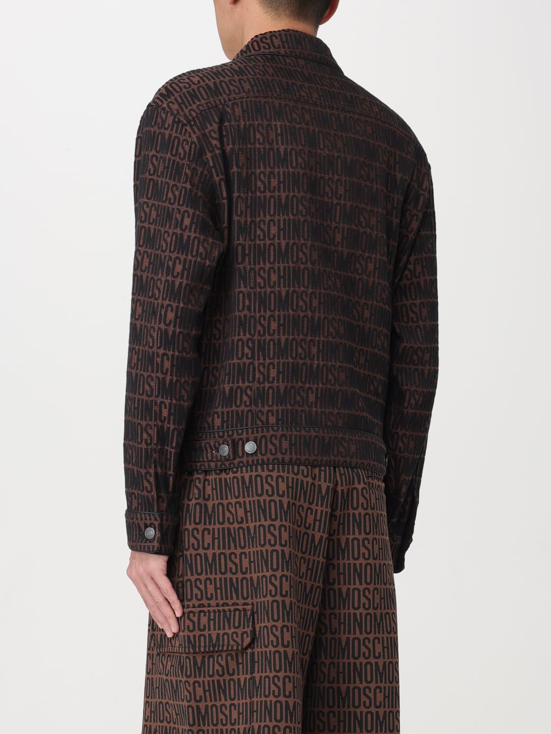 MOSCHINO COUTURE JACKET: Jacket men Moschino Couture, Brown - Img 3