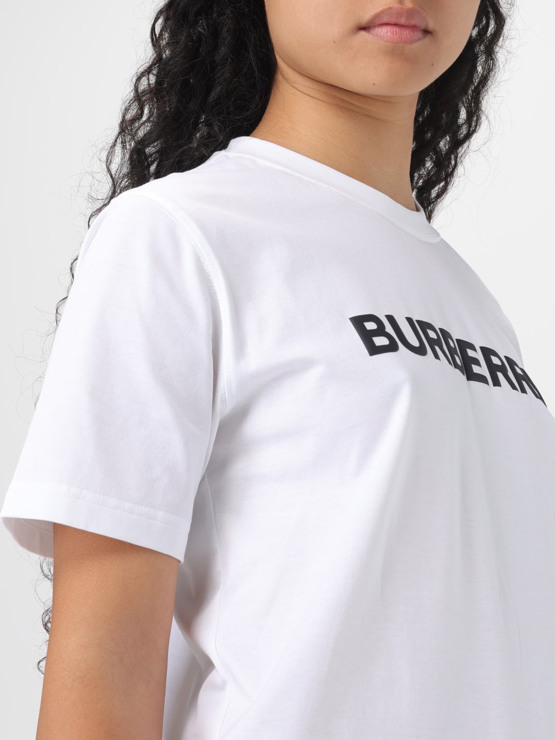 BURBERRY T-SHIRT: T-shirt woman Burberry, White - Img 5